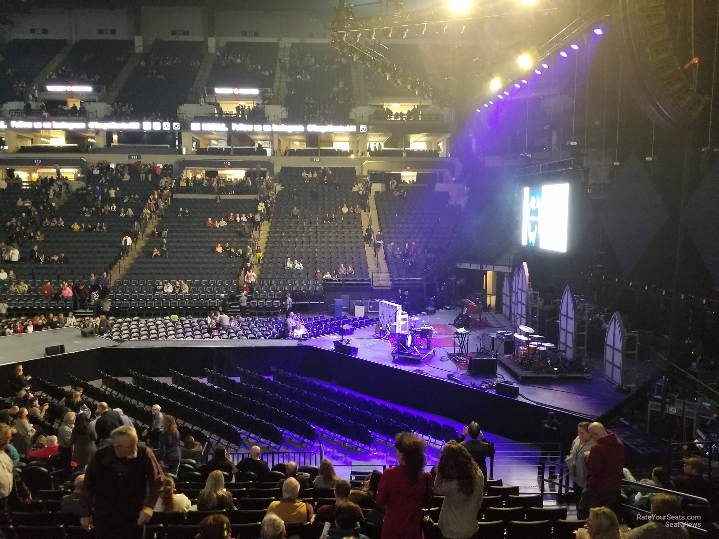 Target Center Section 129 Concert Seating