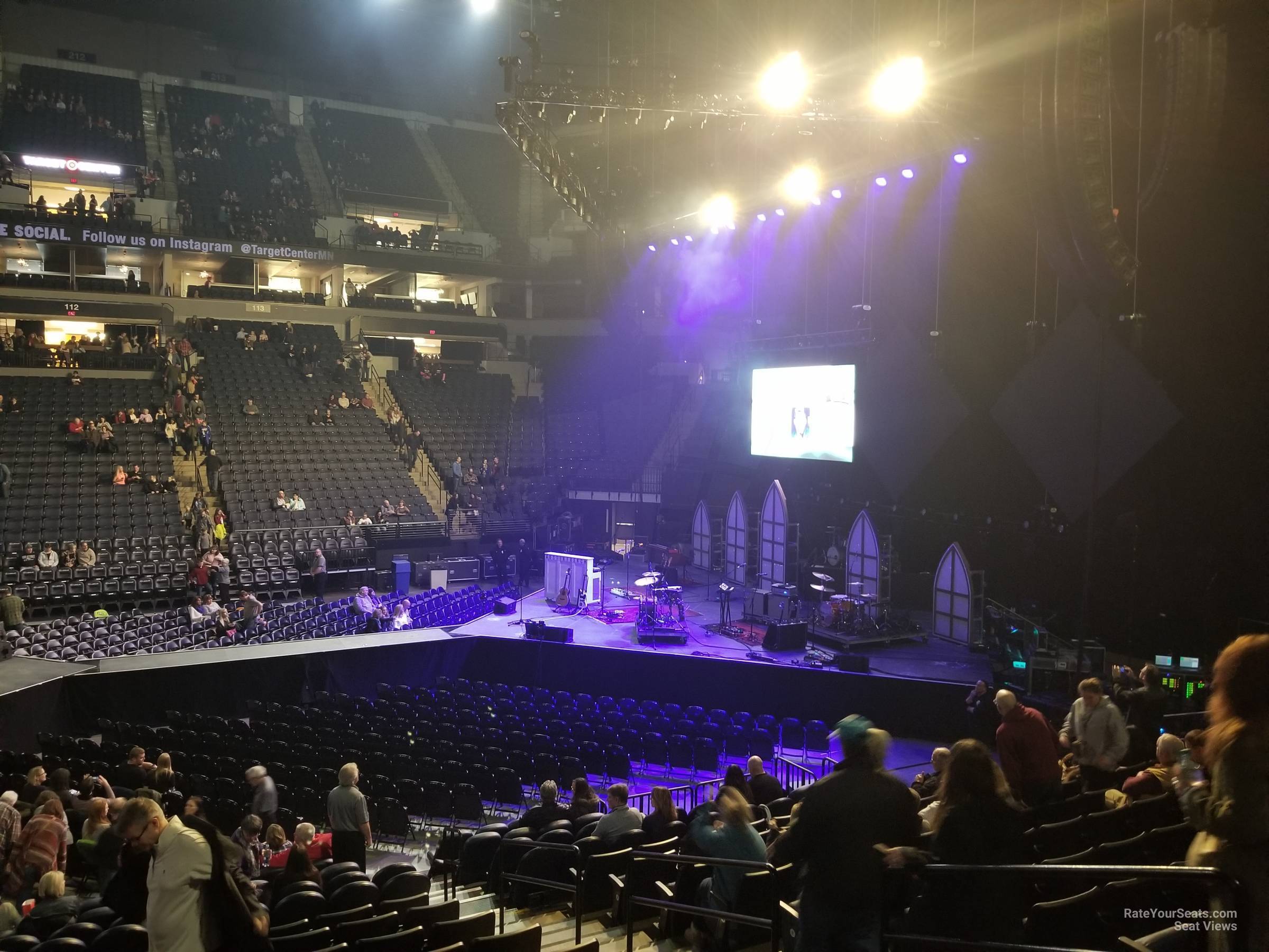 Target Center Section 130 Concert Seating