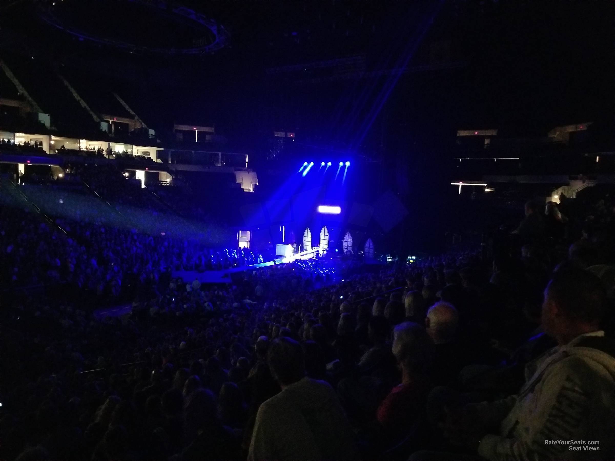 section 133, row u seat view  for concert - target center