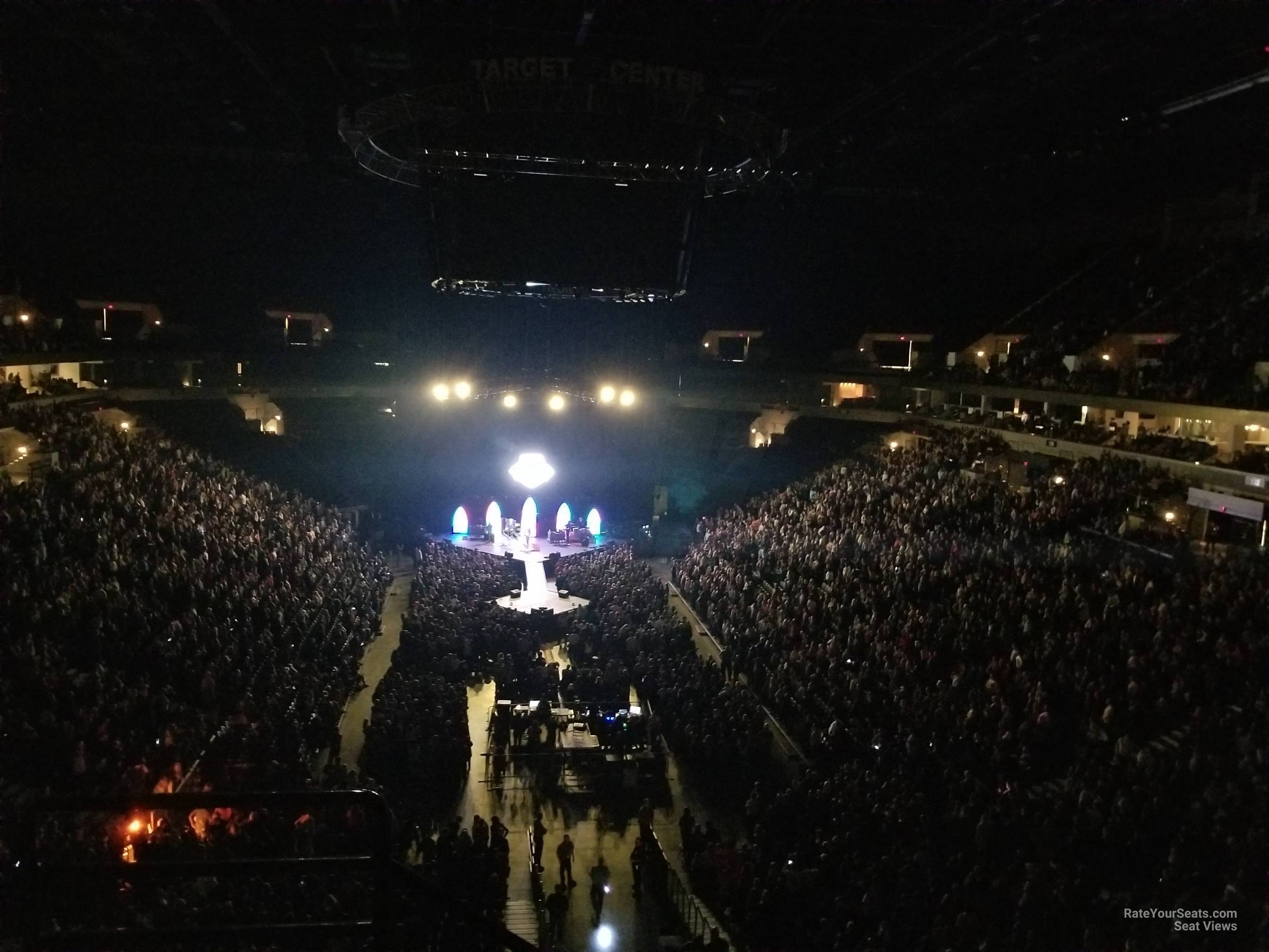 Target Center Seating for Concerts - RateYourSeats.com