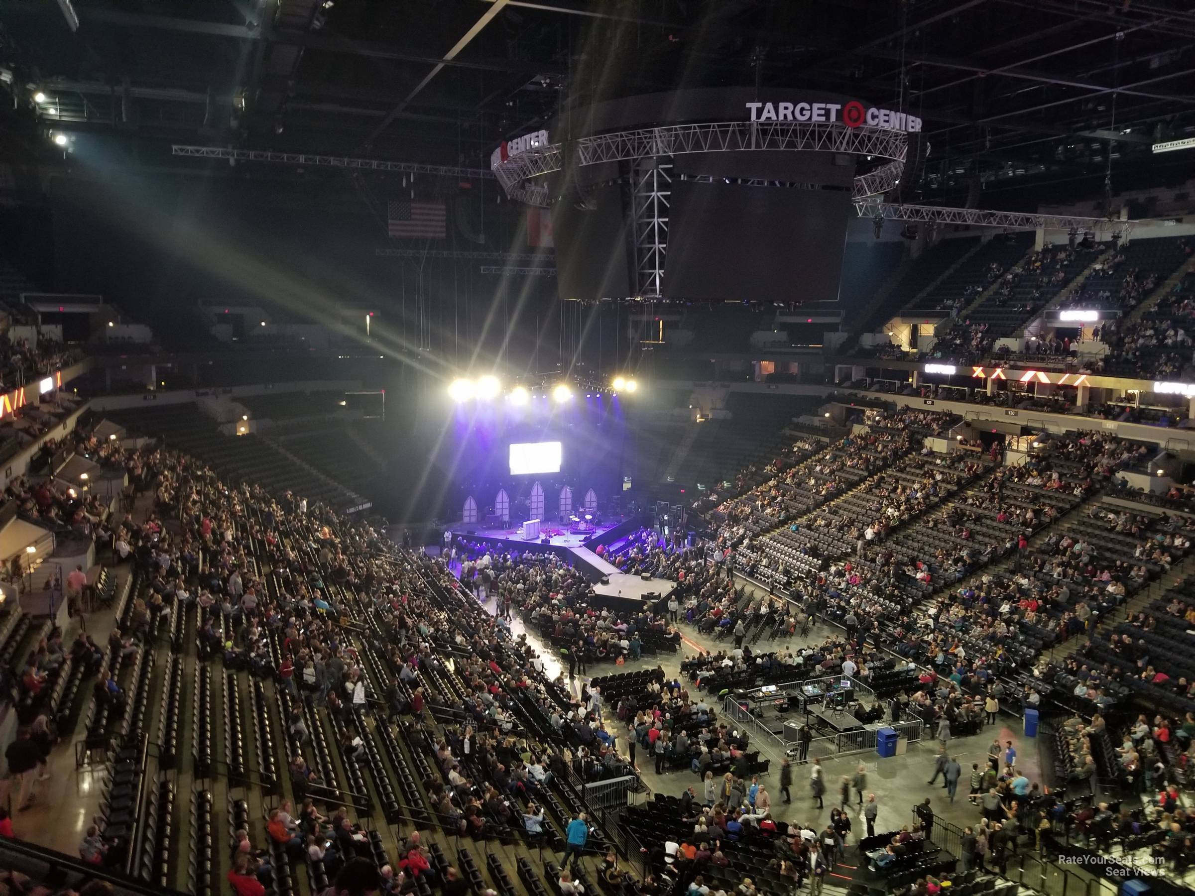 Target Center Section 205 Concert Seating