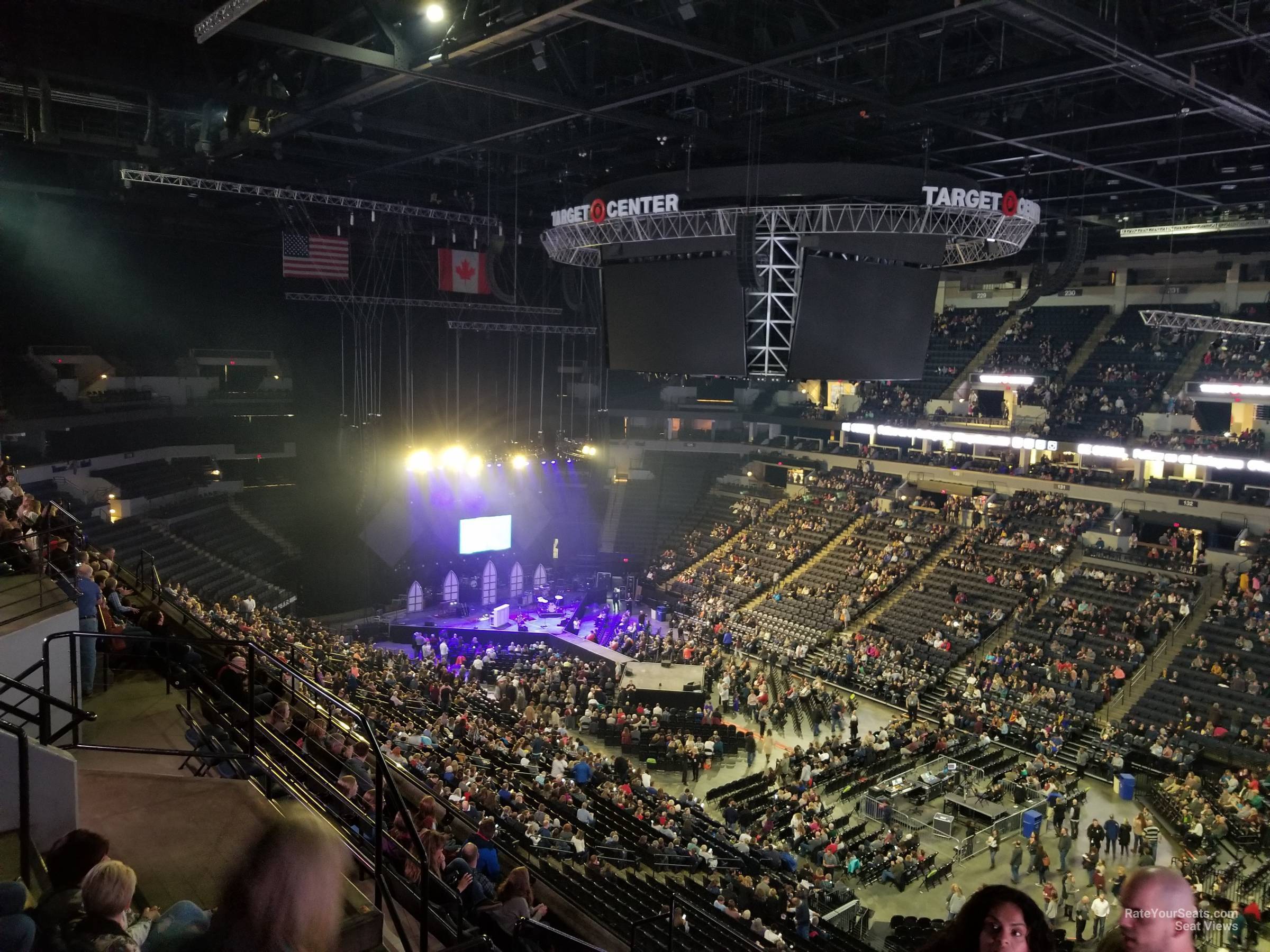 Target Center Section 206 Concert Seating