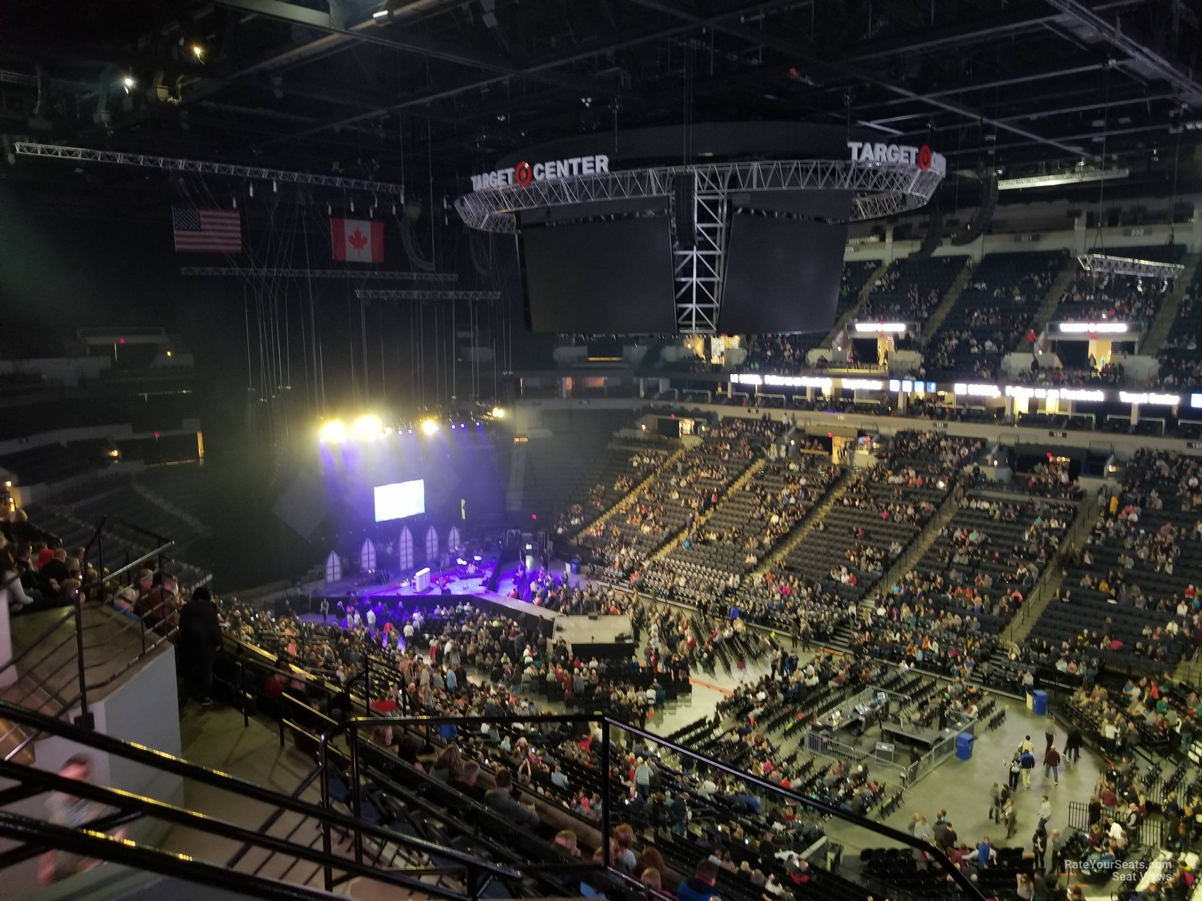 Target Center Section 207 Concert Seating - RateYourSeats.com