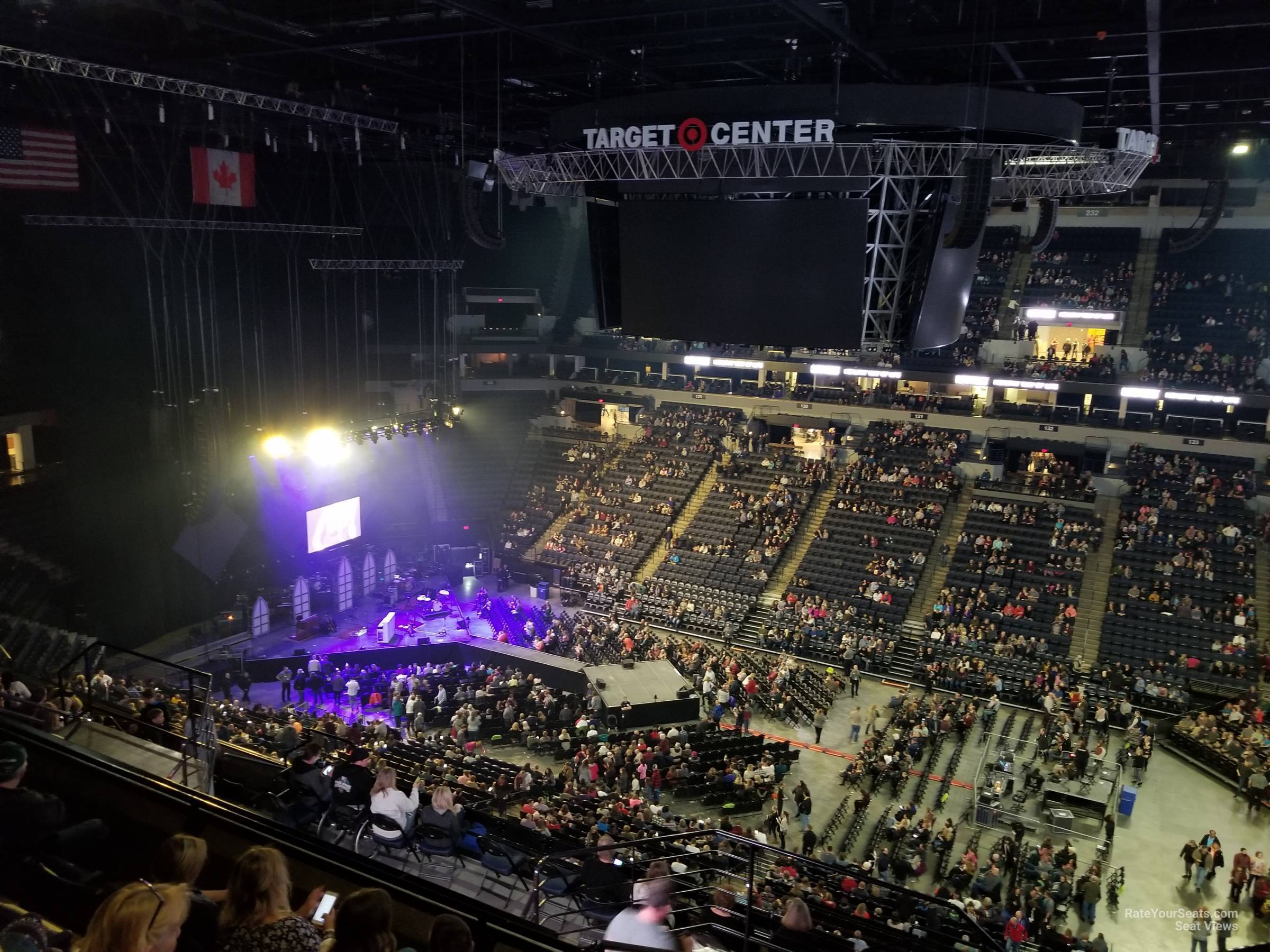 Target Center Section 209 Concert Seating