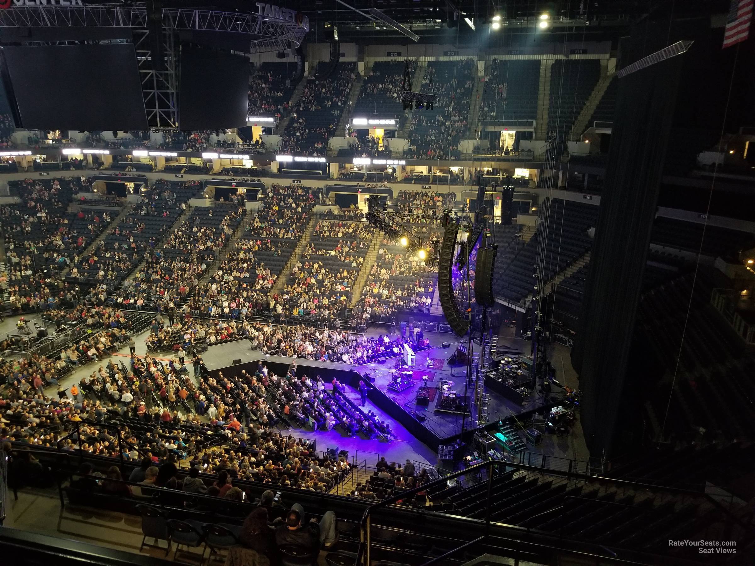 Target Center Section 228 Concert Seating - RateYourSeats.com