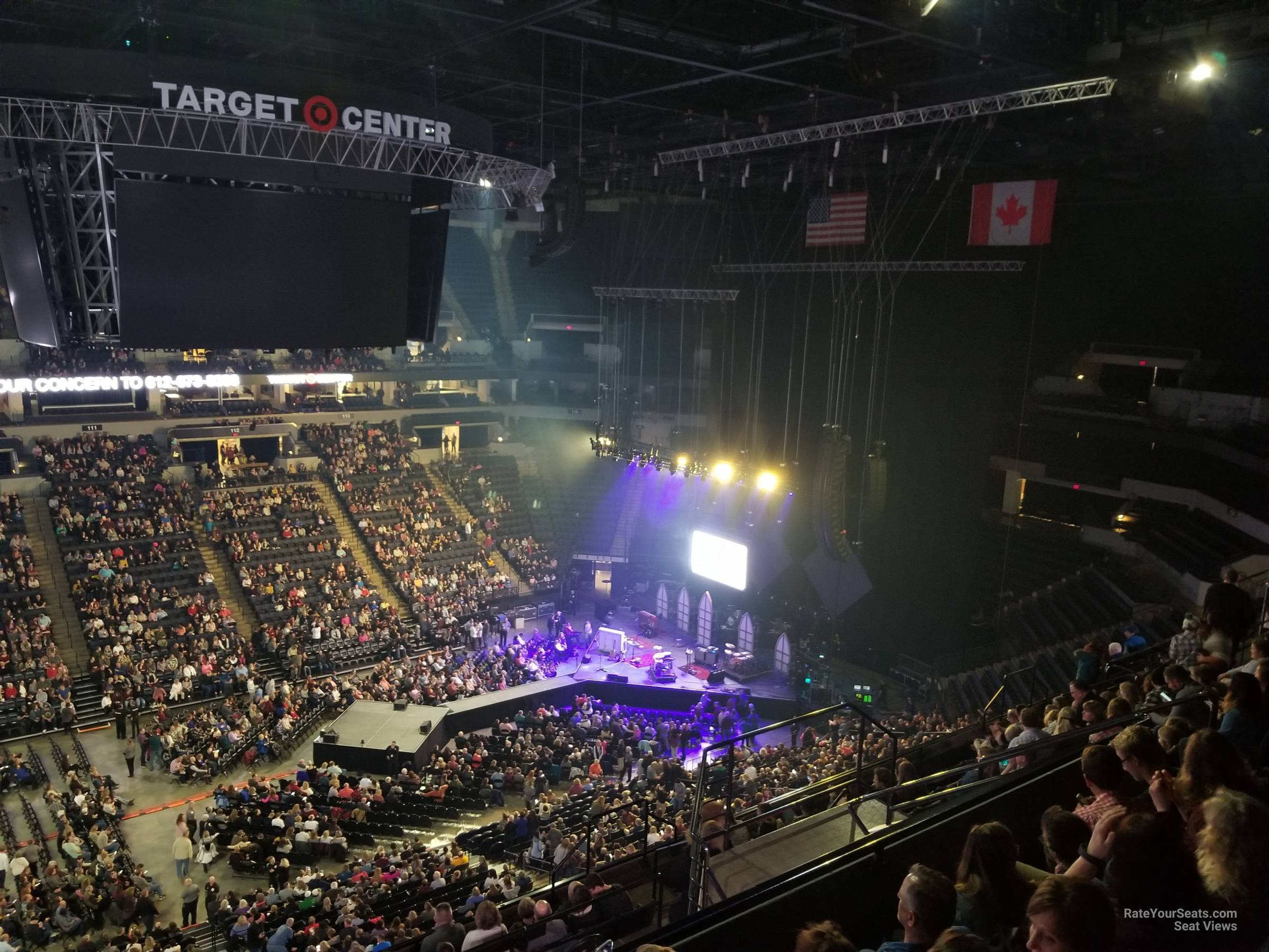 Target Center Section 232 Concert Seating