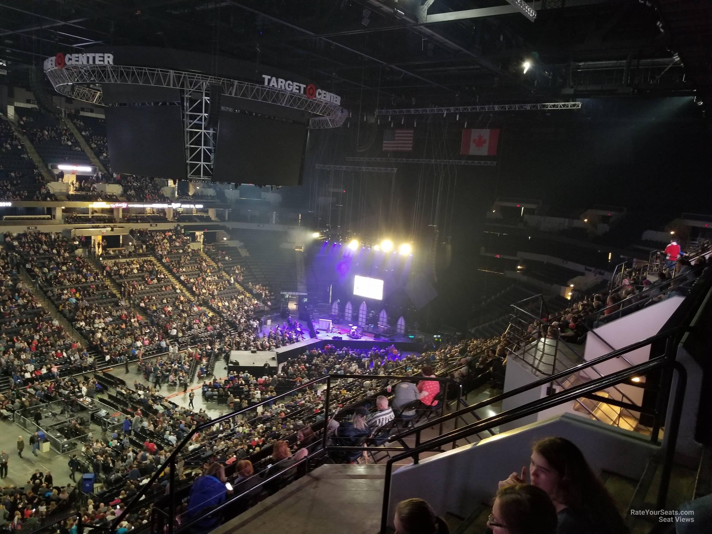 Target Center Section 235 Concert Seating - RateYourSeats.com