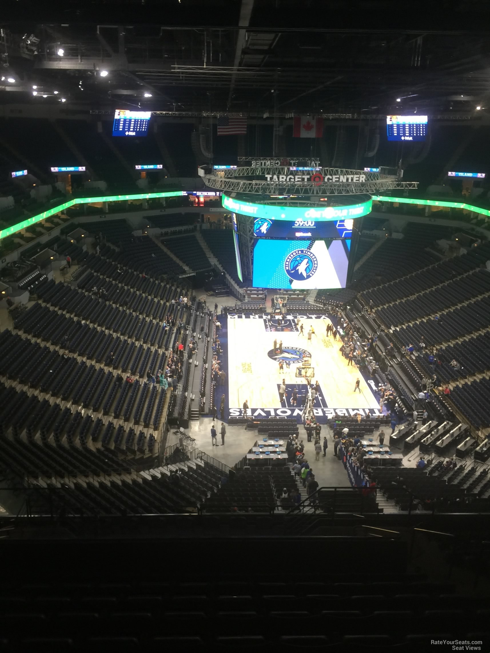 Target Center Section 202 - Minnesota Timberwolves - RateYourSeats.com