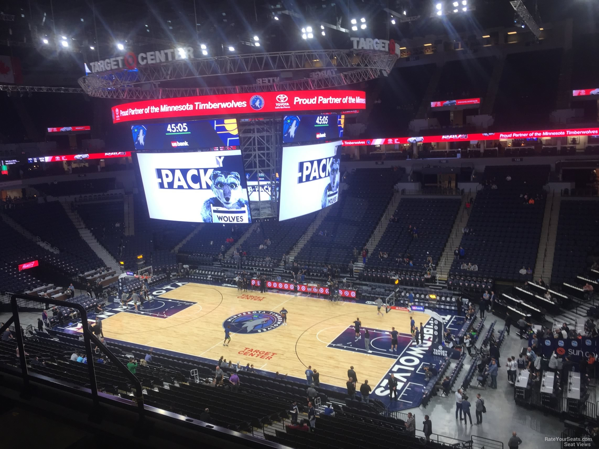 Section 207 at Target Center RateYourSeats