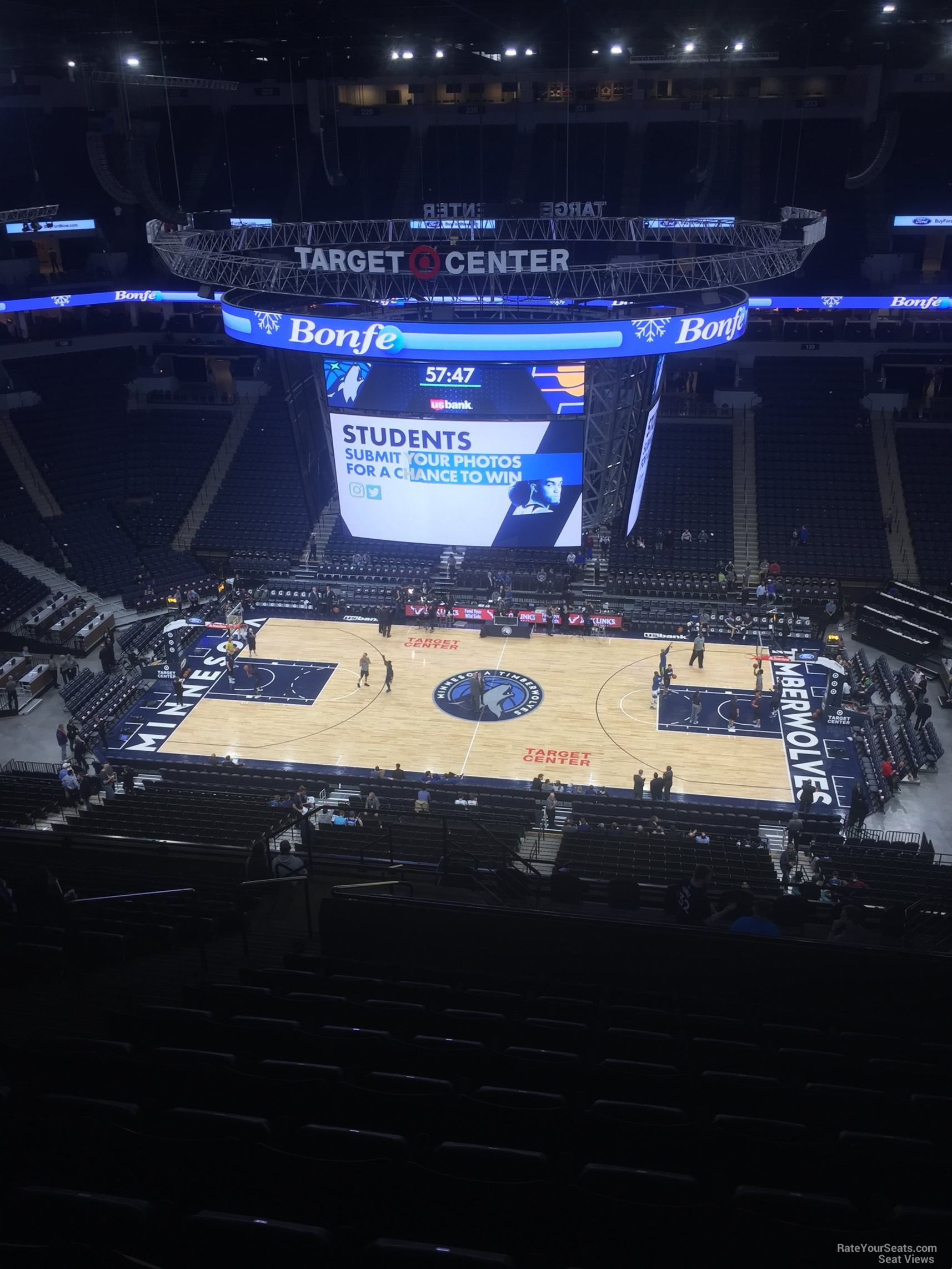 Target Center Section 210 - Minnesota Timberwolves - RateYourSeats.com