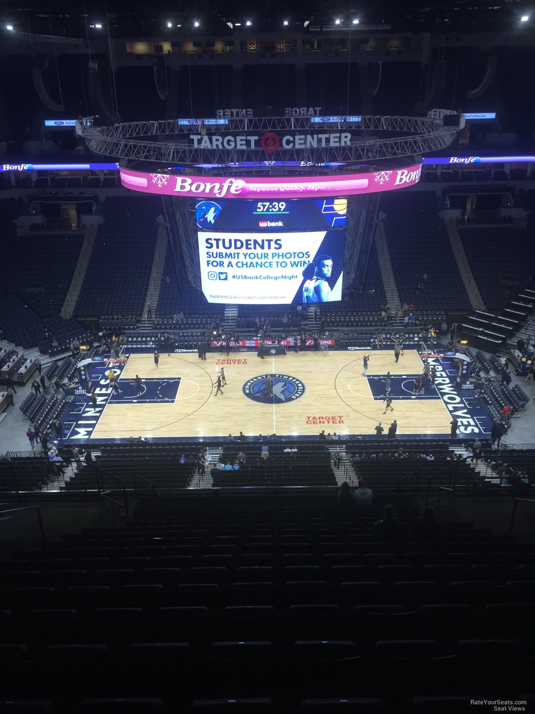 Target Center Section 211 - Minnesota Timberwolves - RateYourSeats.com