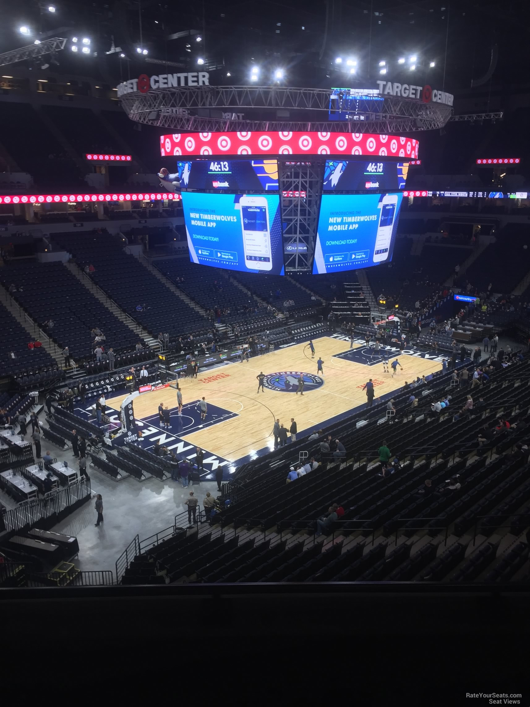 Target Center Section 217 - Minnesota Timberwolves - RateYourSeats.com