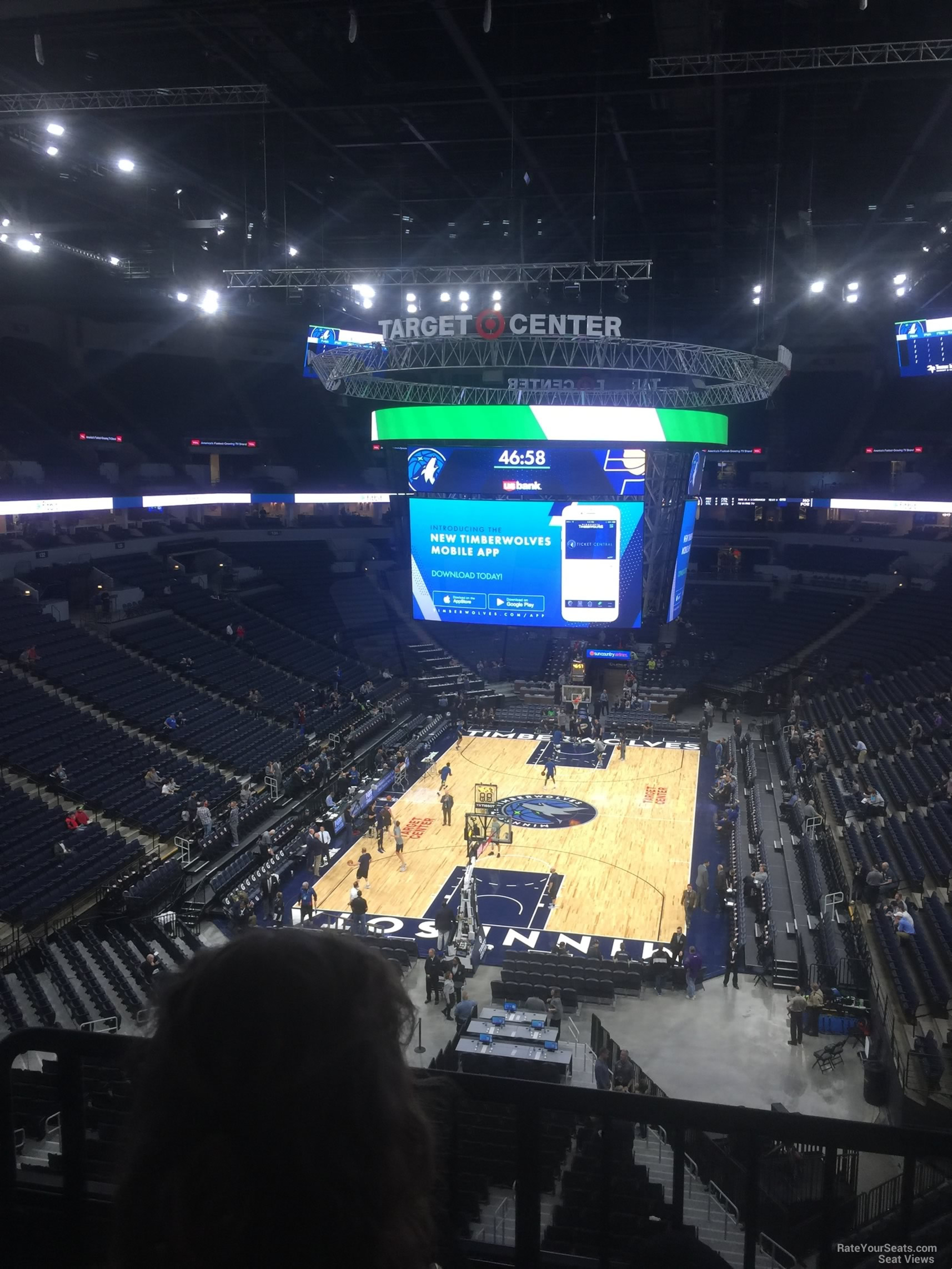 Section 220 at Target Center Minnesota Timberwolves