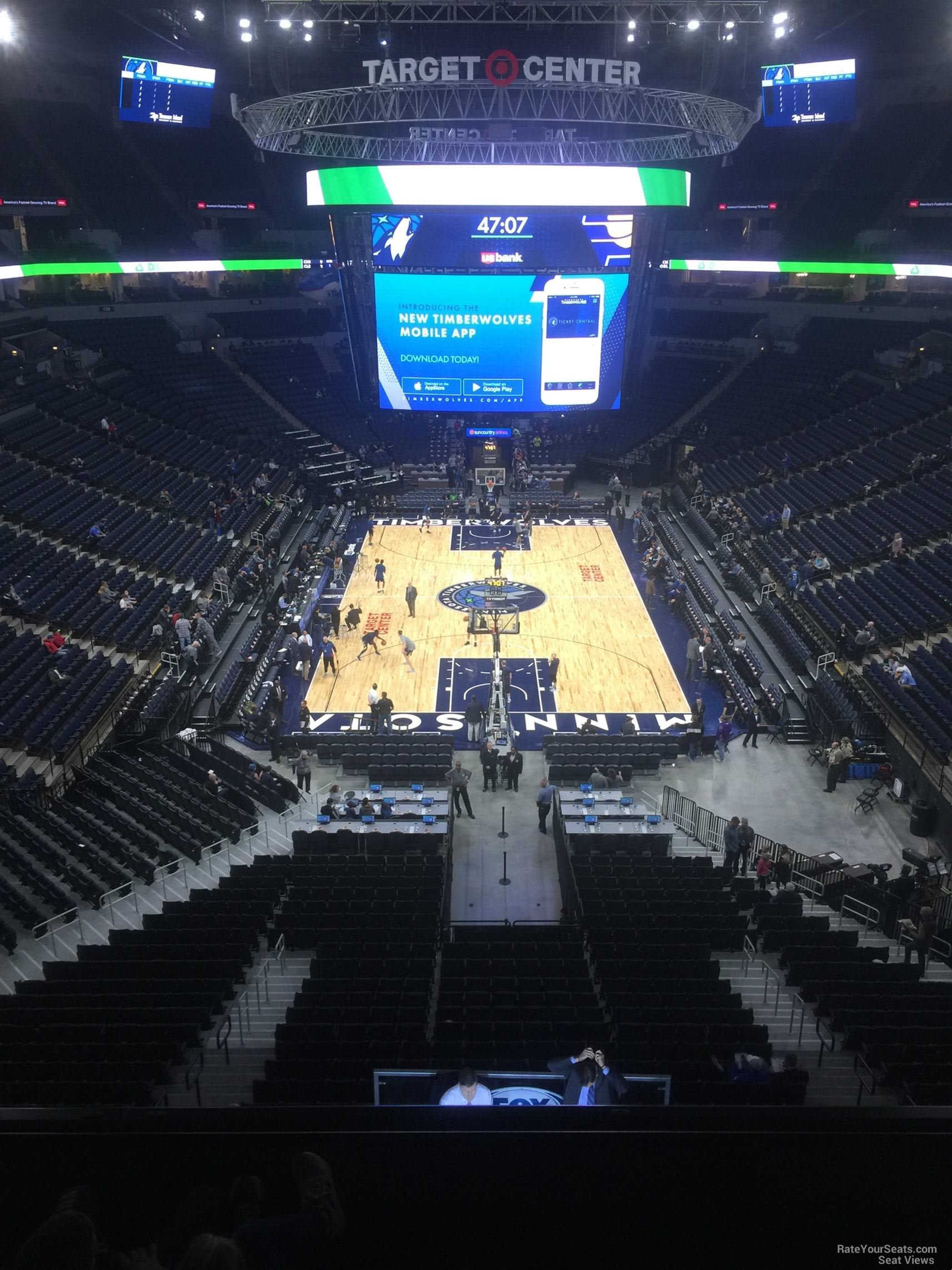 Section 221 at Target Center Minnesota Timberwolves