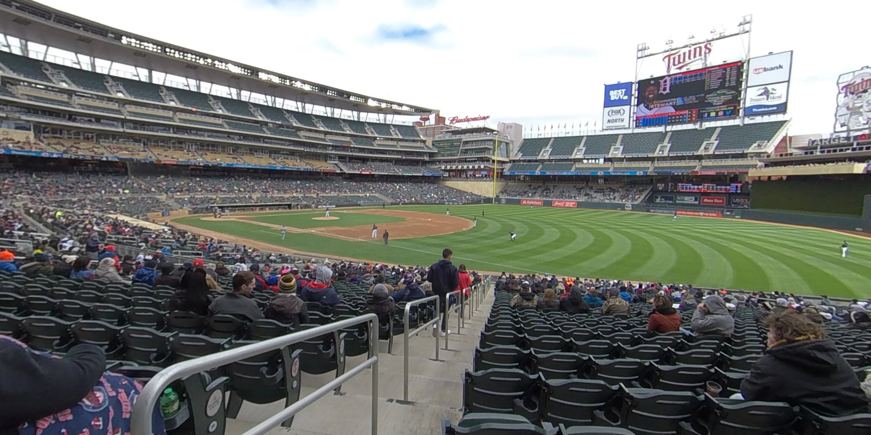 section 103 panoramic seat view  - target field