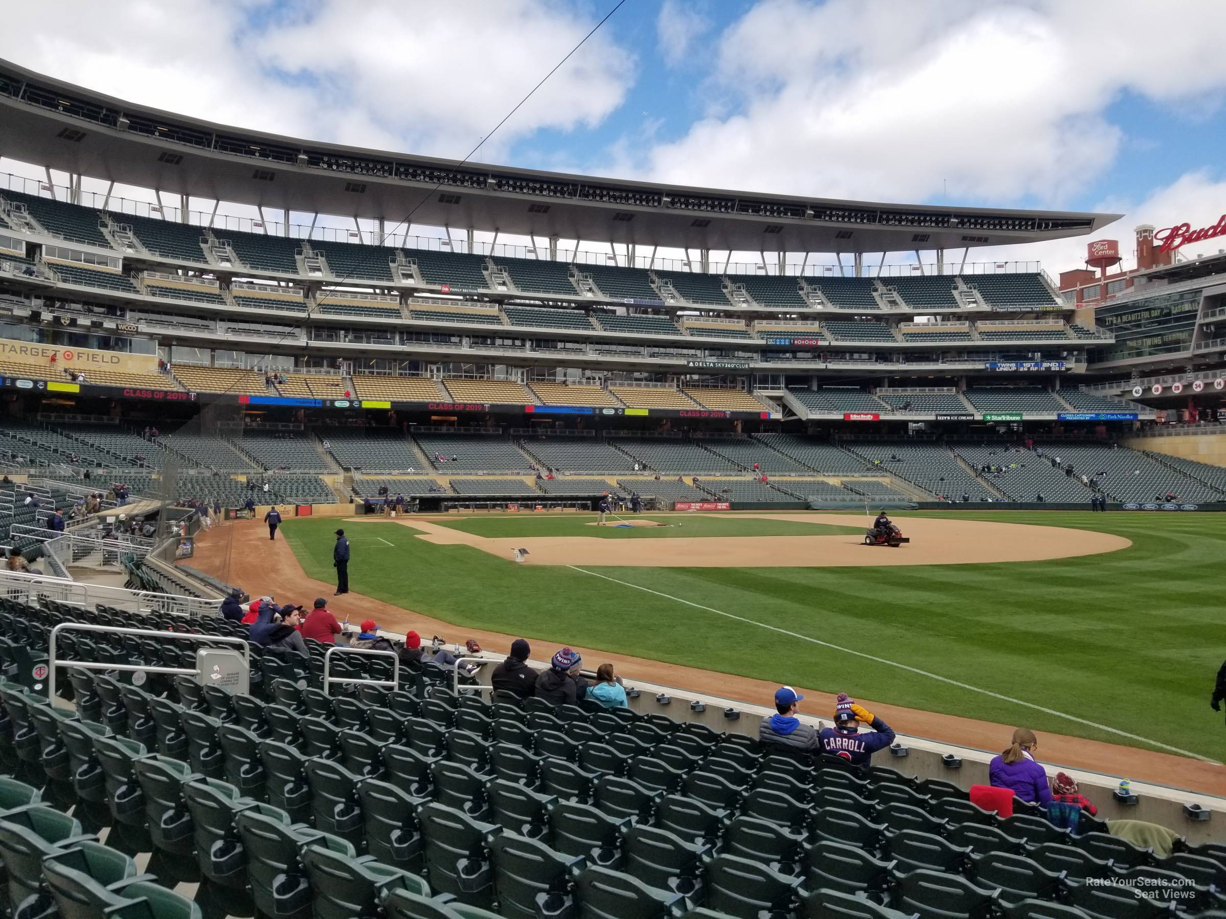 Section 103 at Target Field 