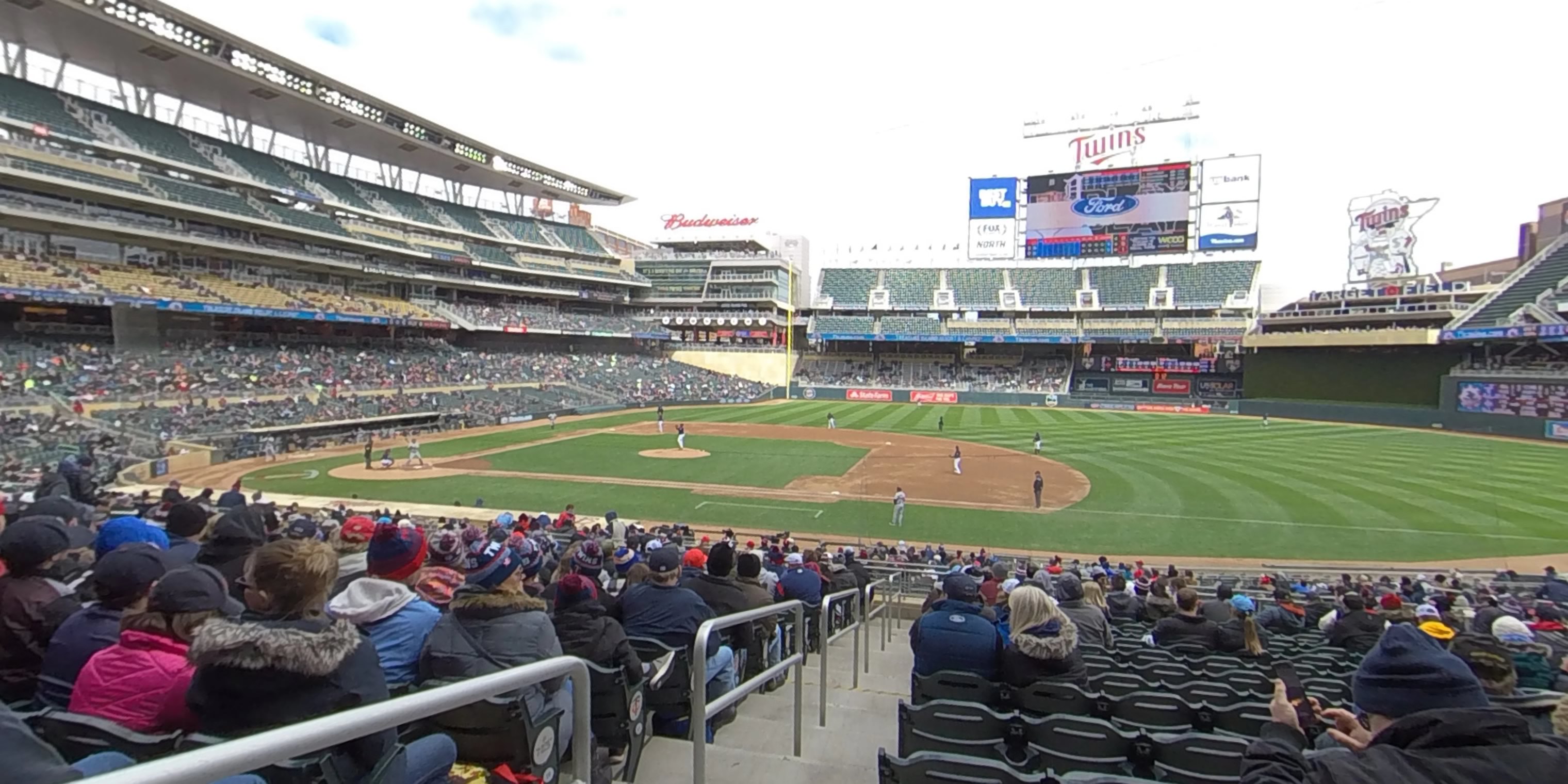 Section 107 at Target Field
