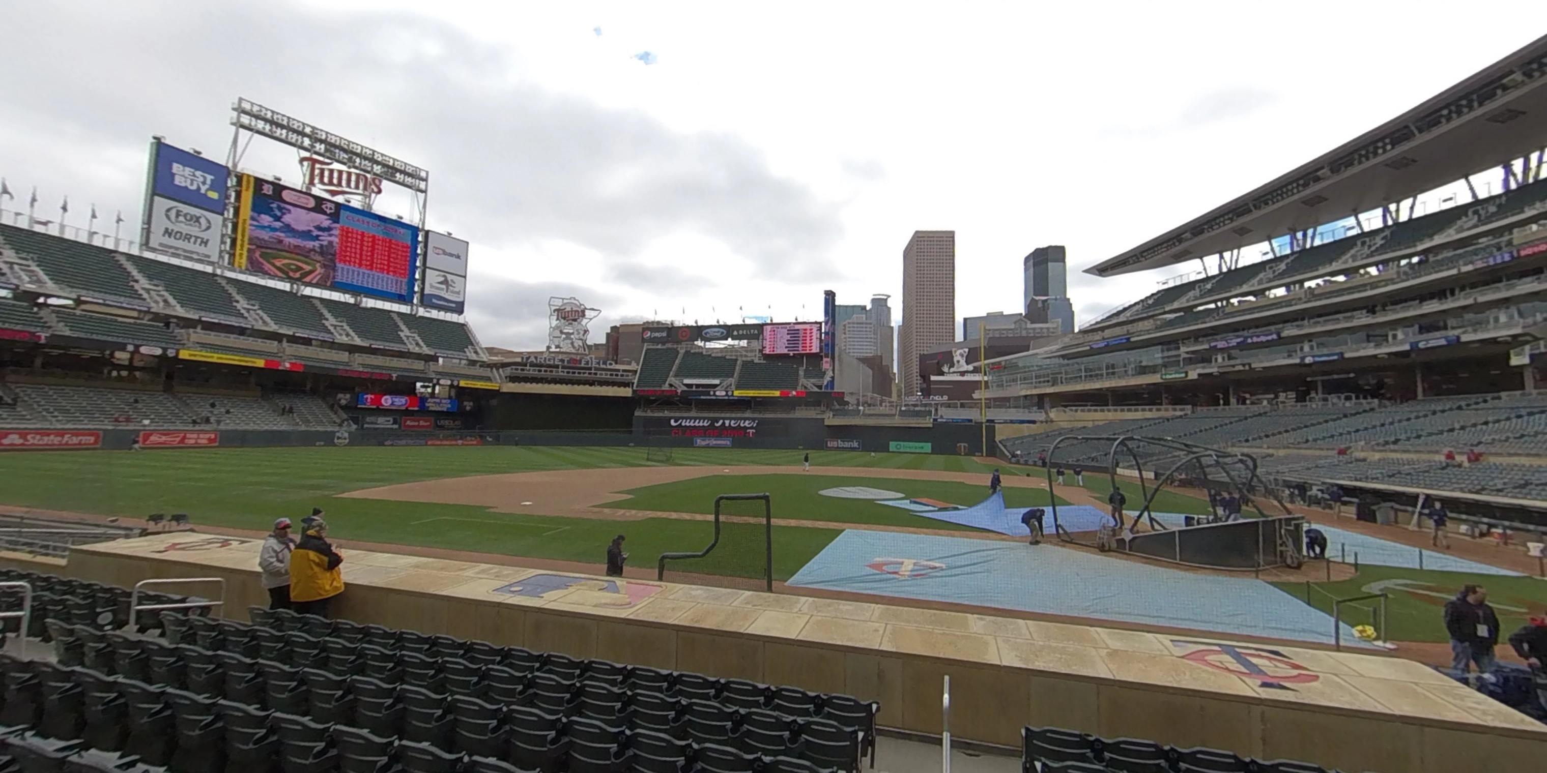 section 11 panoramic seat view  - target field