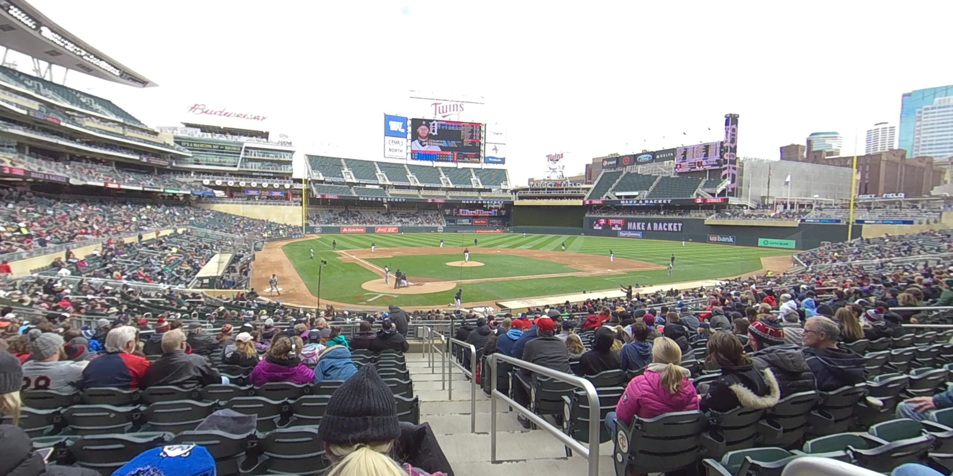 section 111 panoramic seat view  - target field