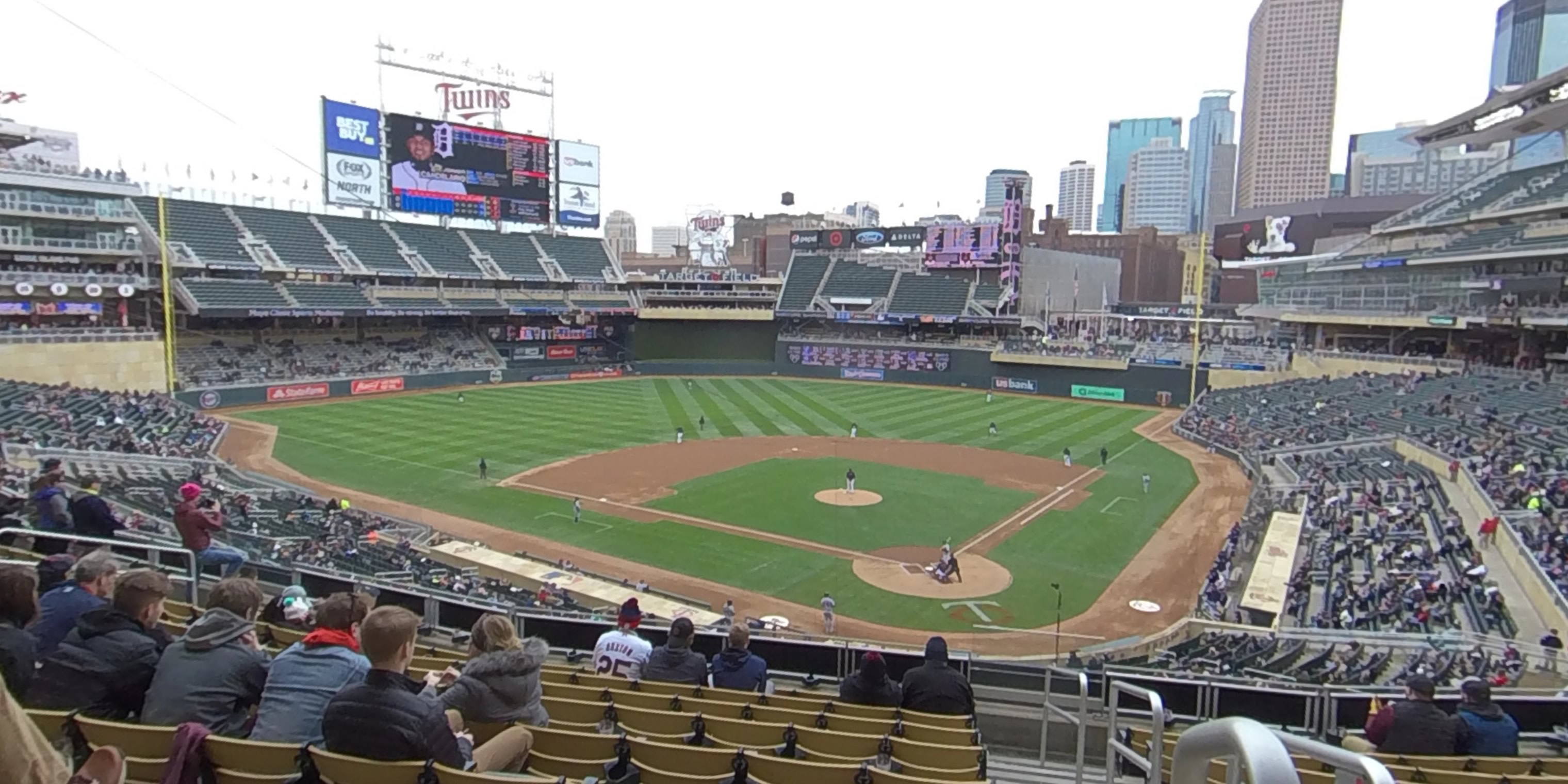 section j panoramic seat view  - target field