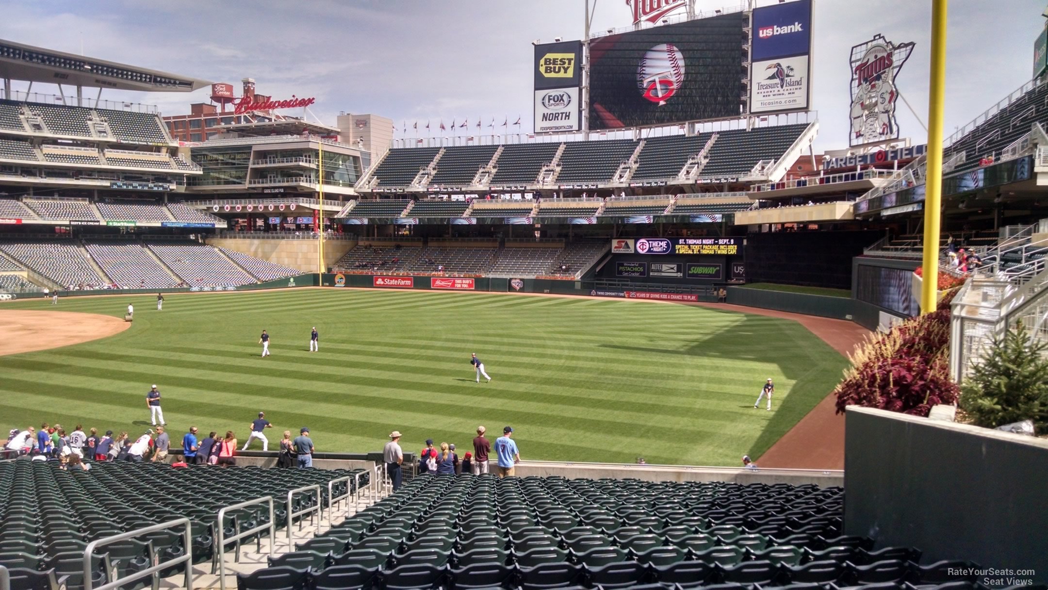 Target Field Section 101 - RateYourSeats.com