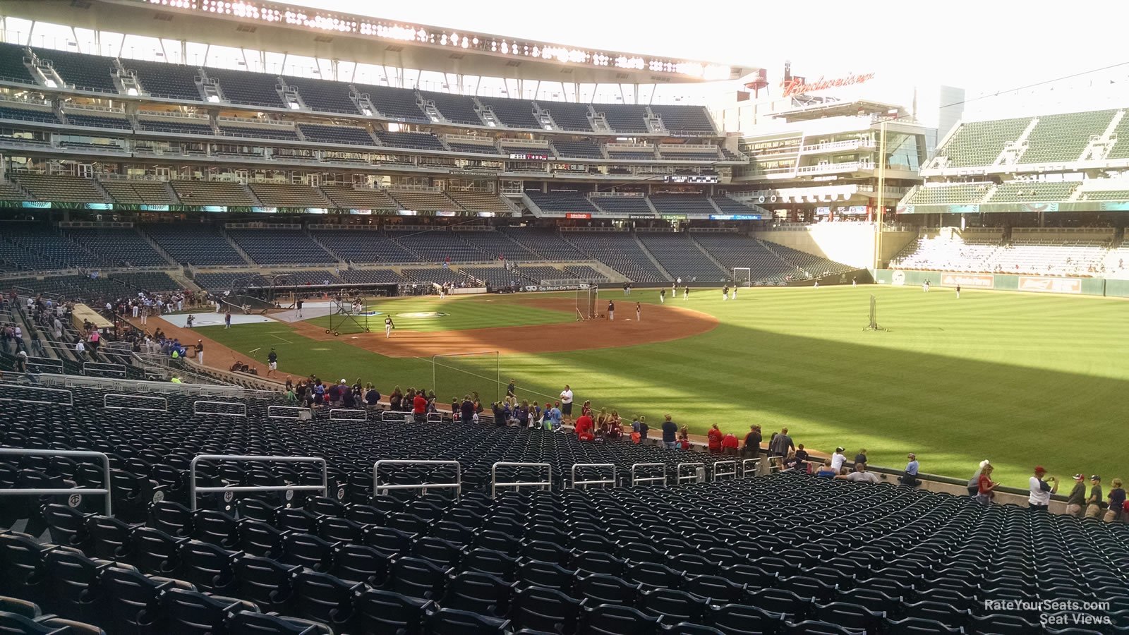 Target Field Section 102 - RateYourSeats.com