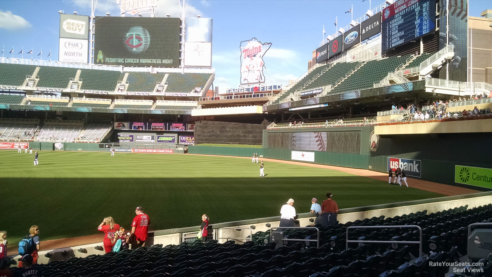 Section 103 at Target Field 