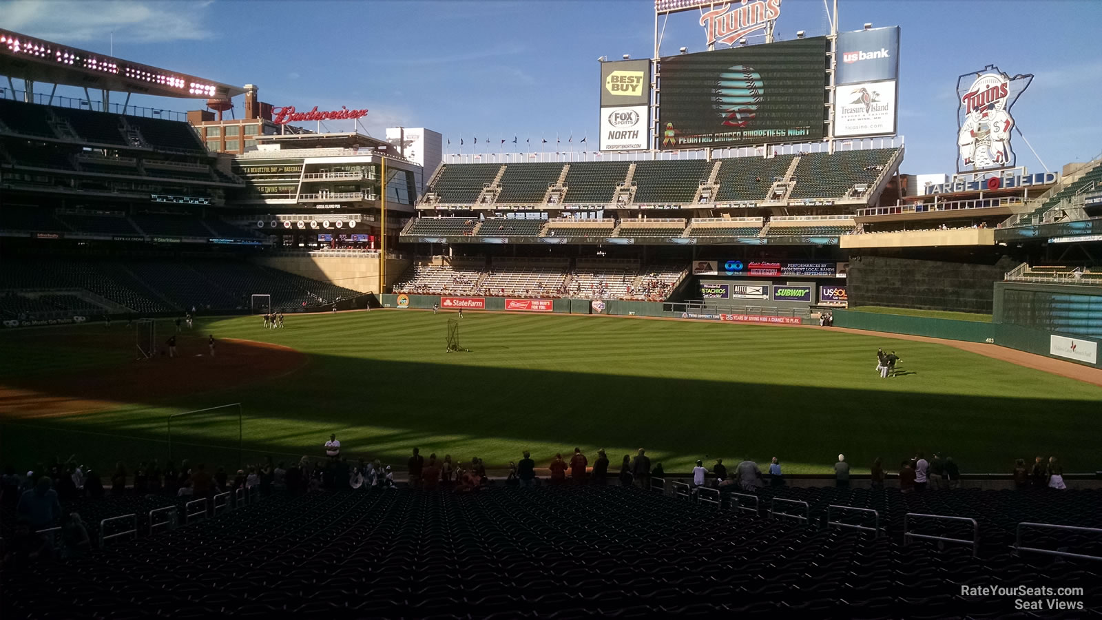 Section 103 at Target Field 