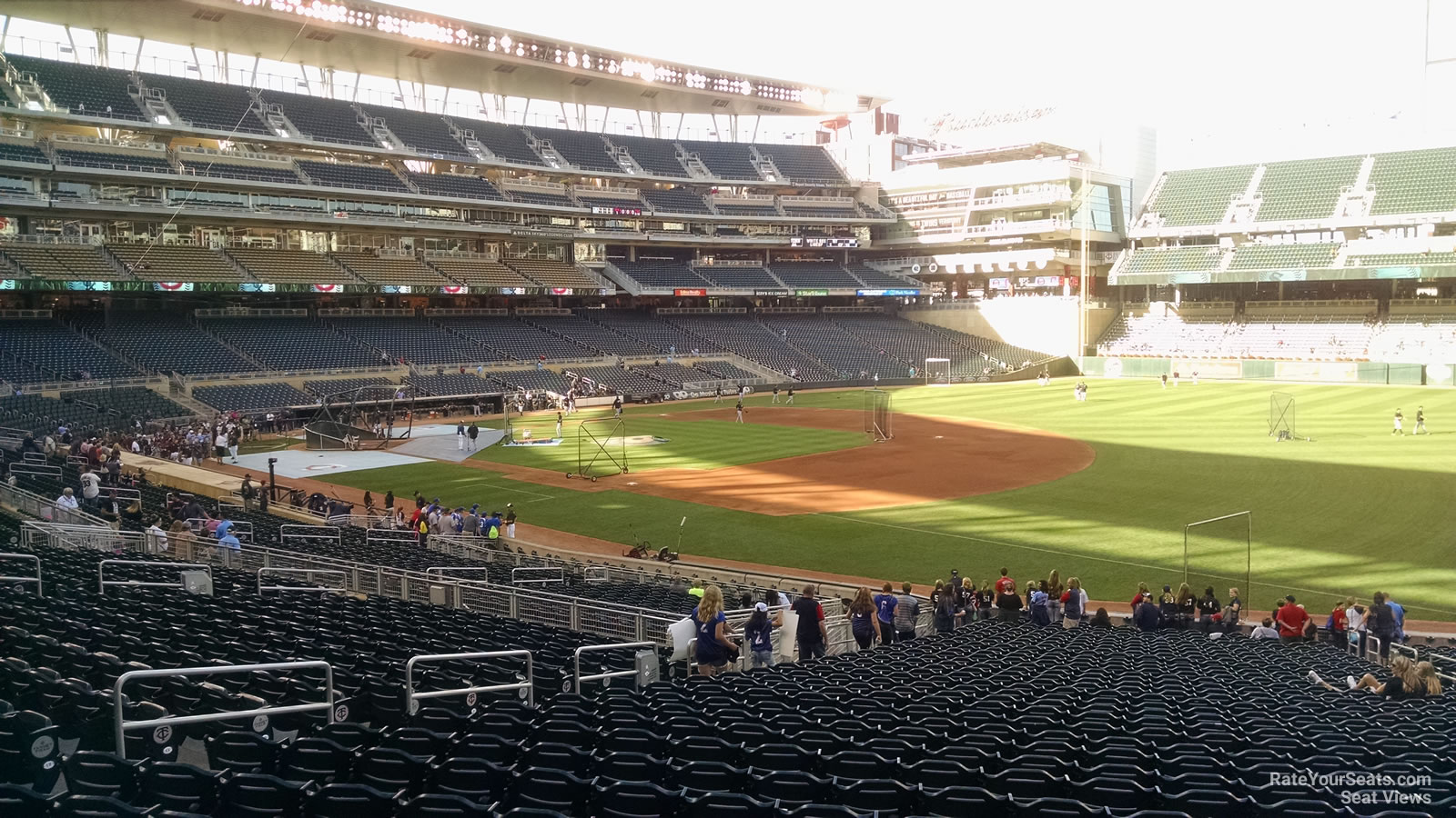 Section 103 at Target Field 