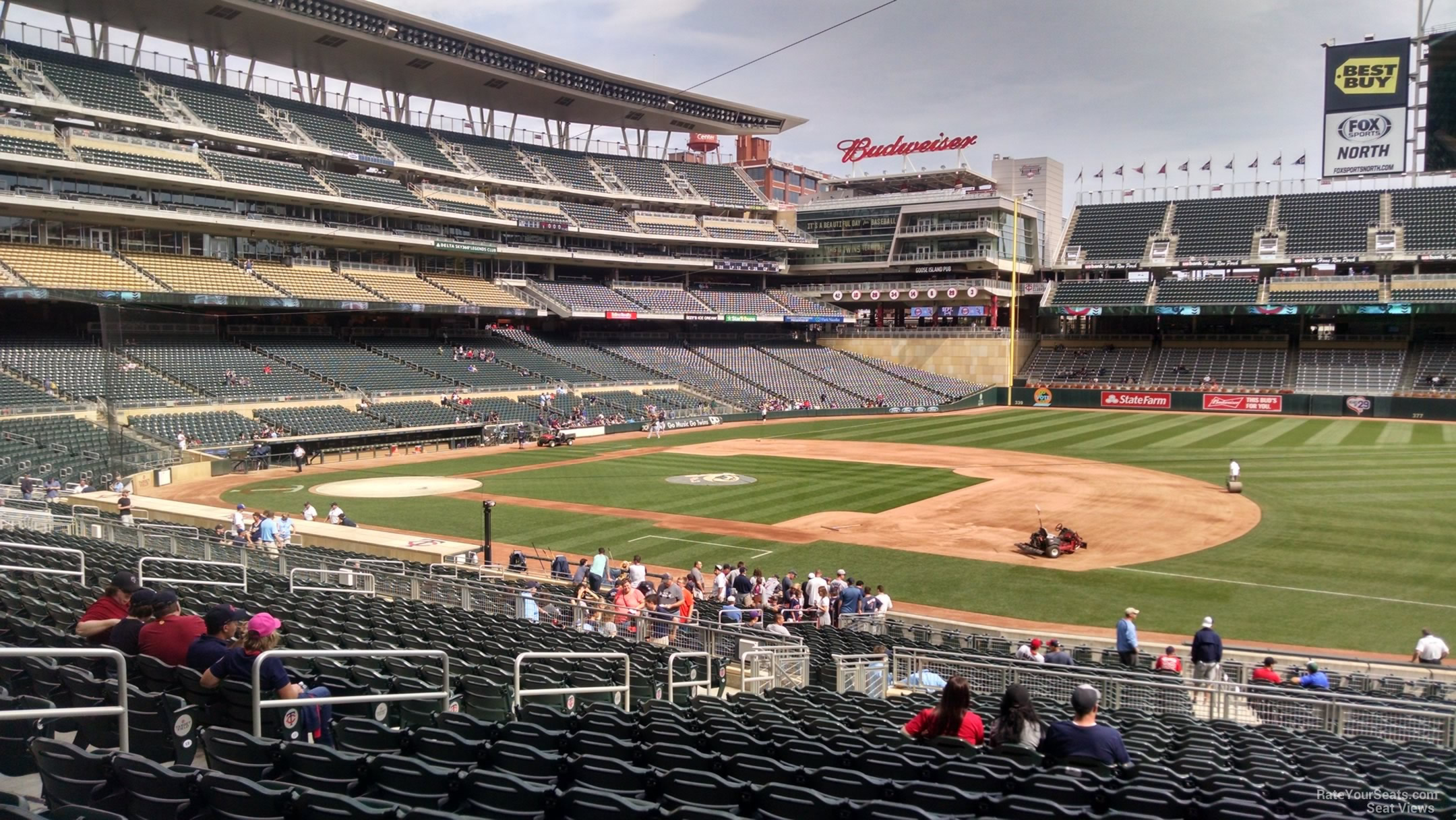 Target Field Seating Chart + Rows, Seats and Club Seats