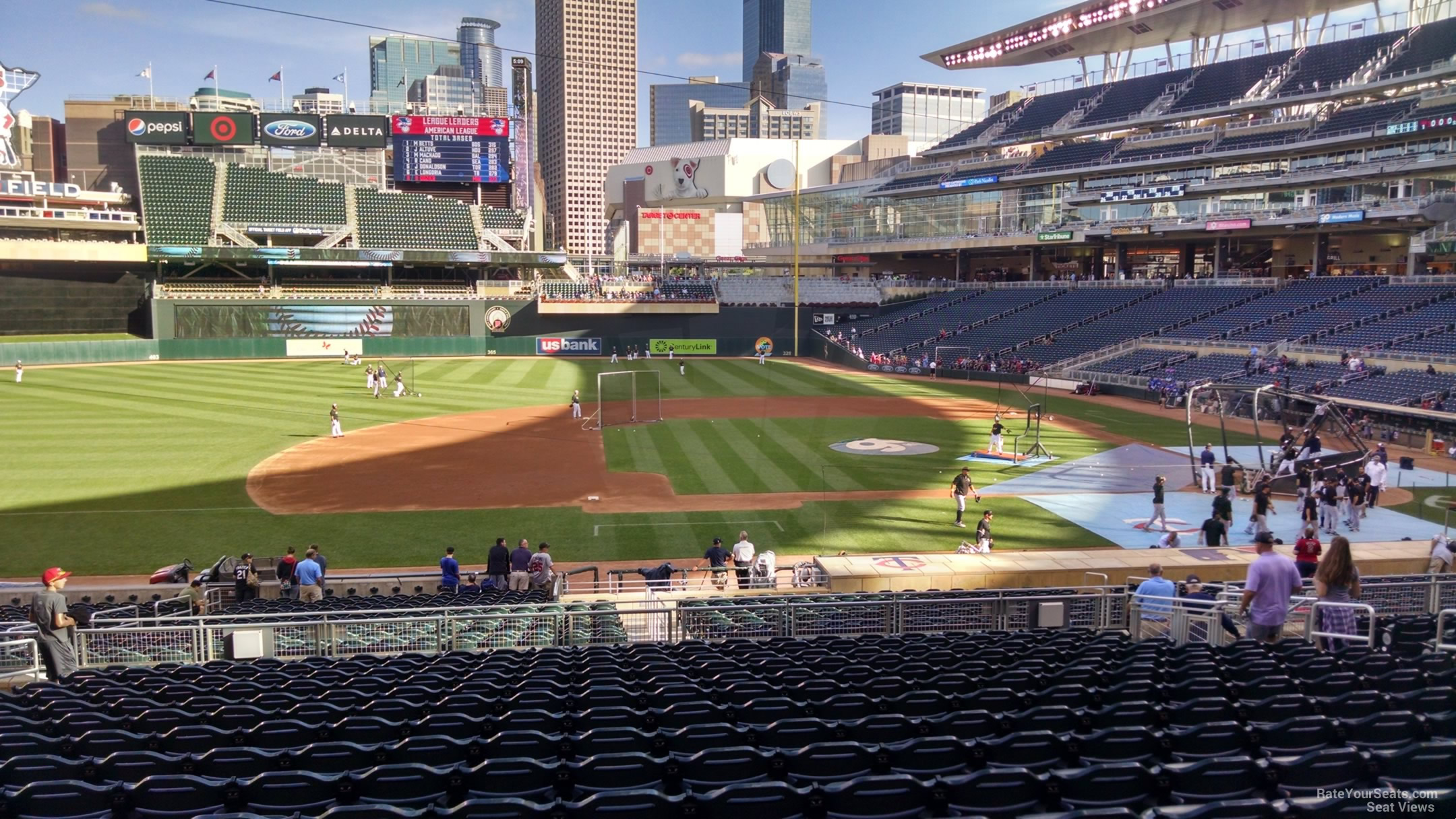 The view from the worst seat at Target Field – Twin Cities