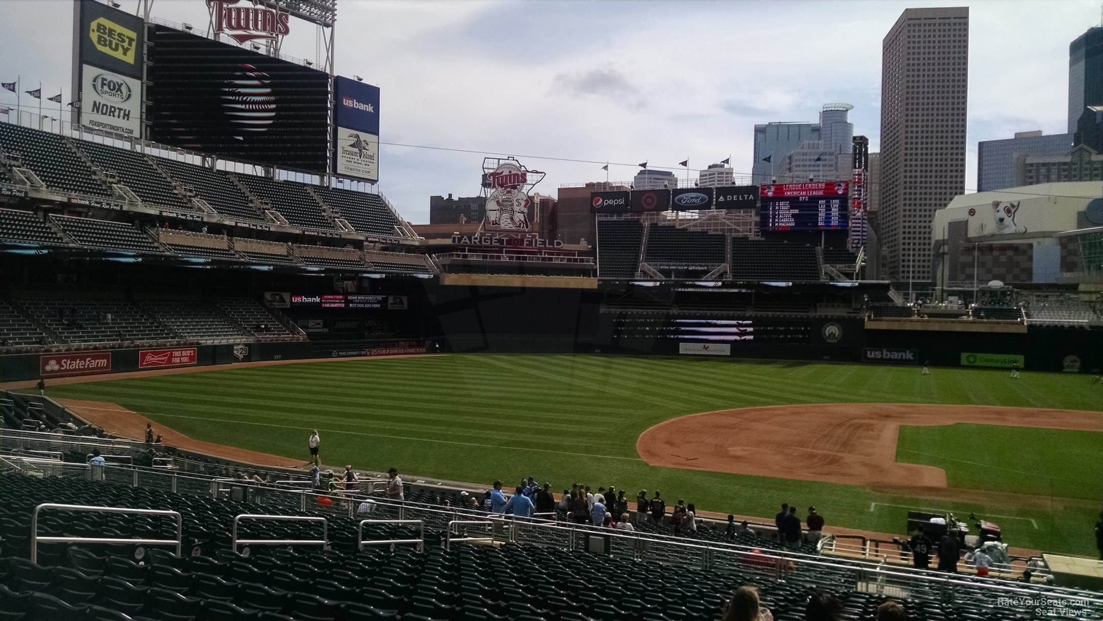 Section 122 at Target Field 