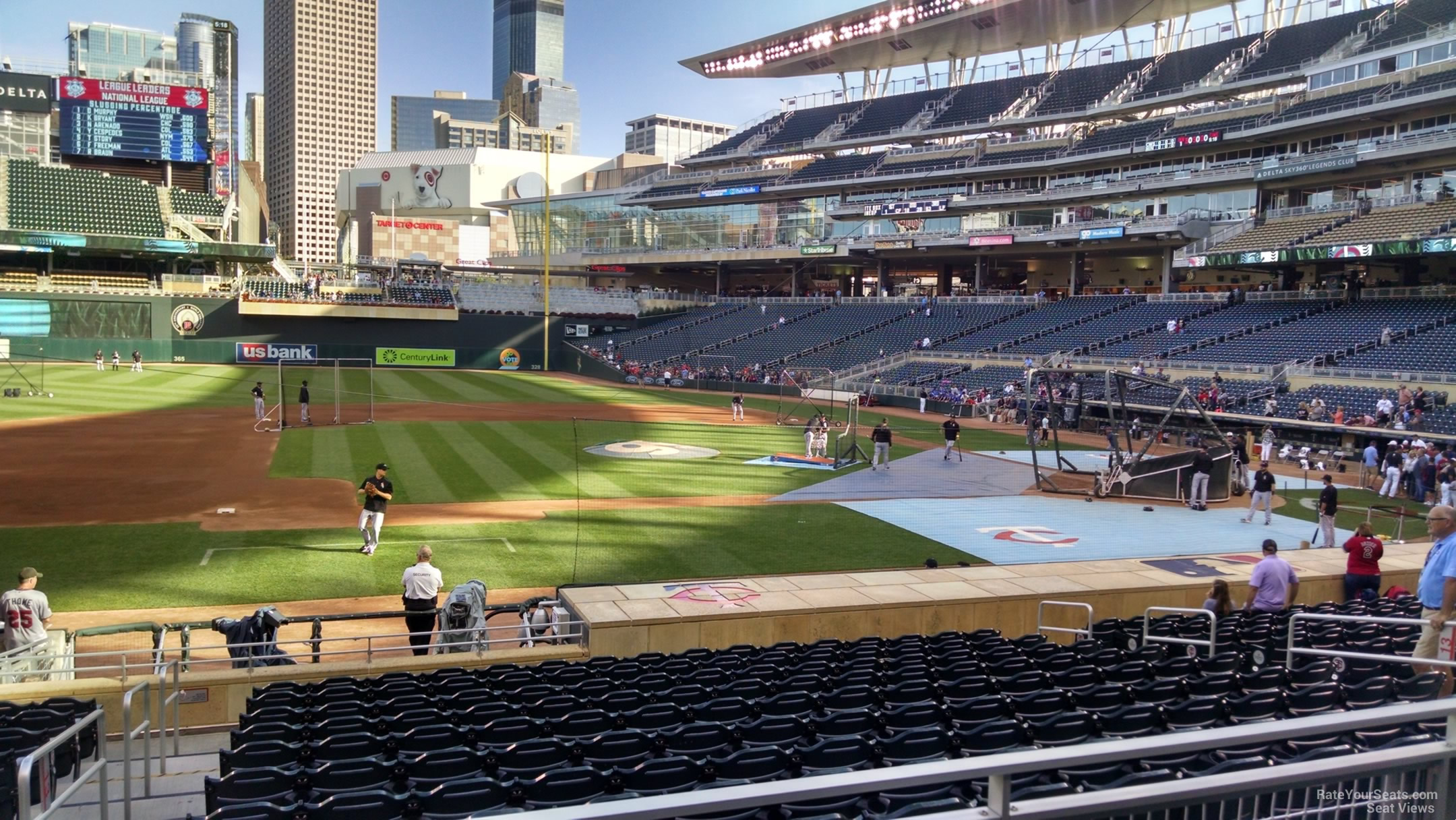 Section 122 at Target Field 