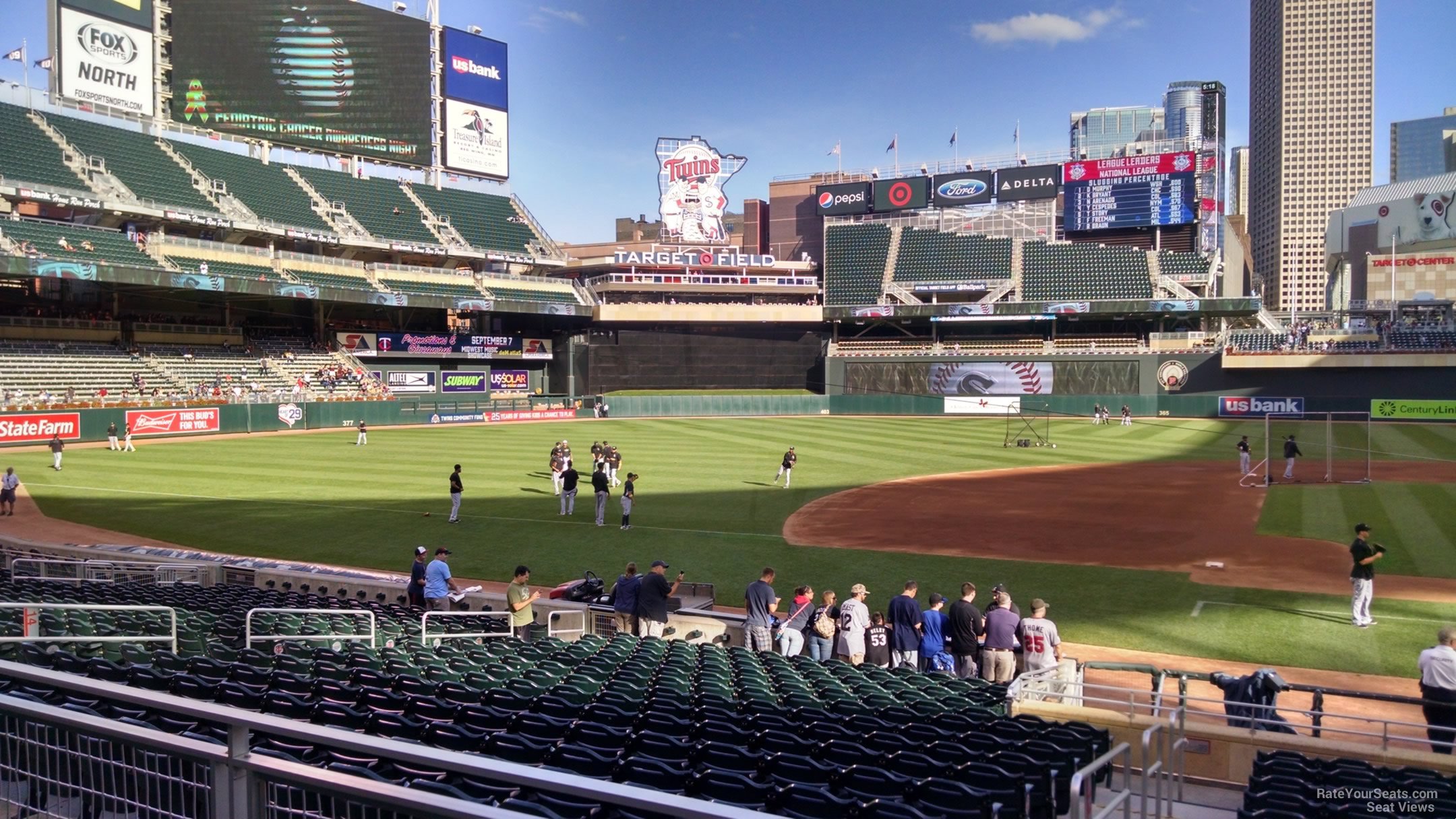 Section 122 at Target Field 