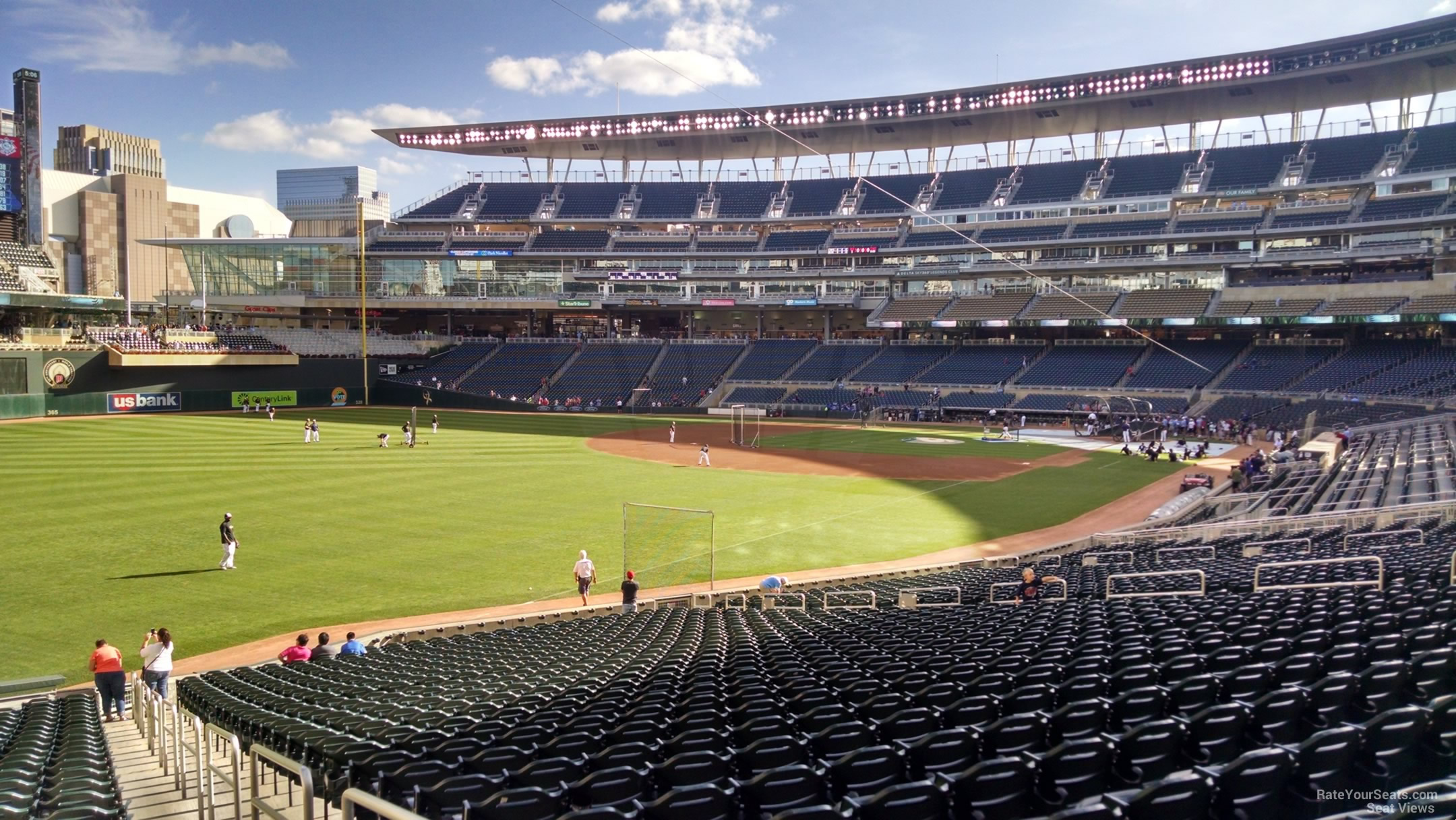 Section 327 at Target Field 