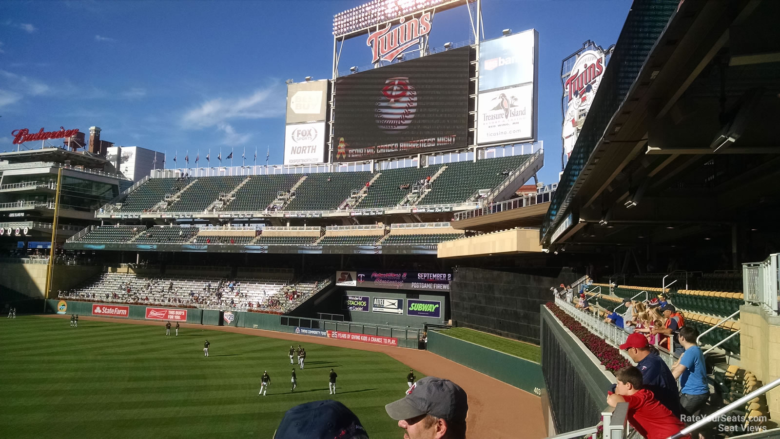 The view from the worst seat at Target Field – Twin Cities