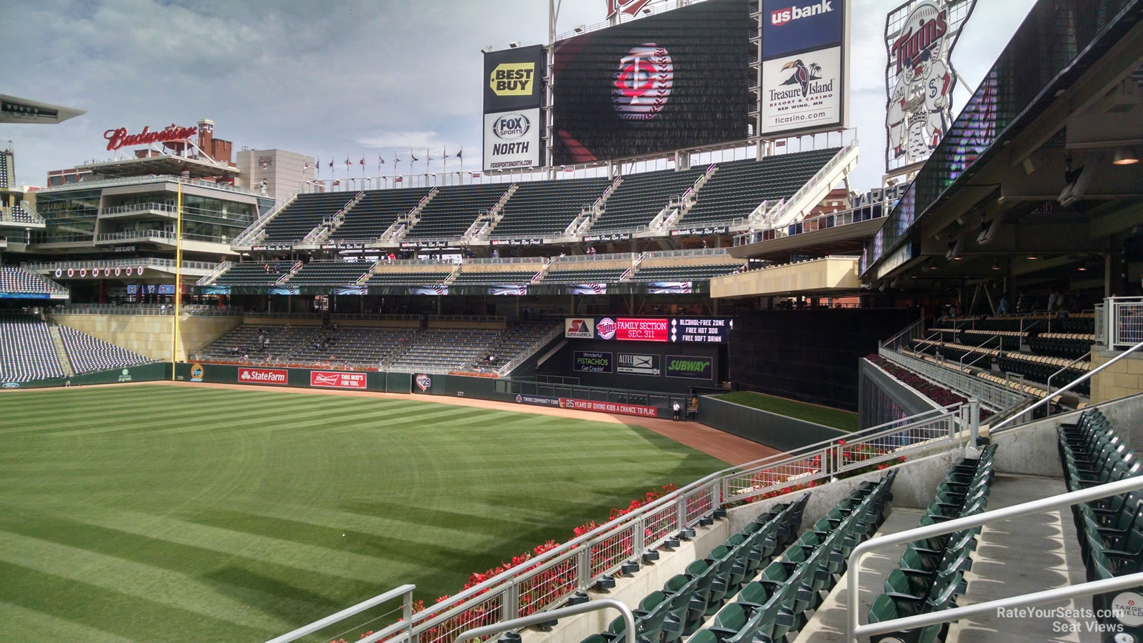 The view from the worst seat at Target Field – Twin Cities