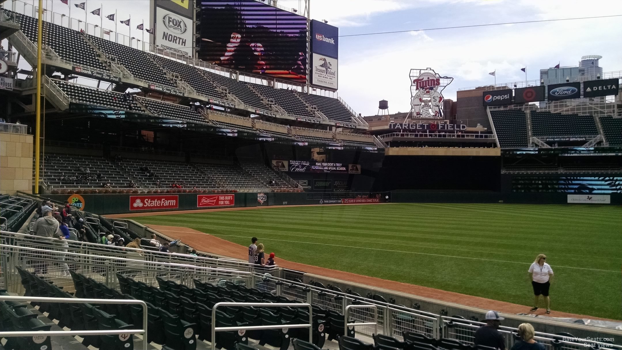 Target Field Section 16 - RateYourSeats.com