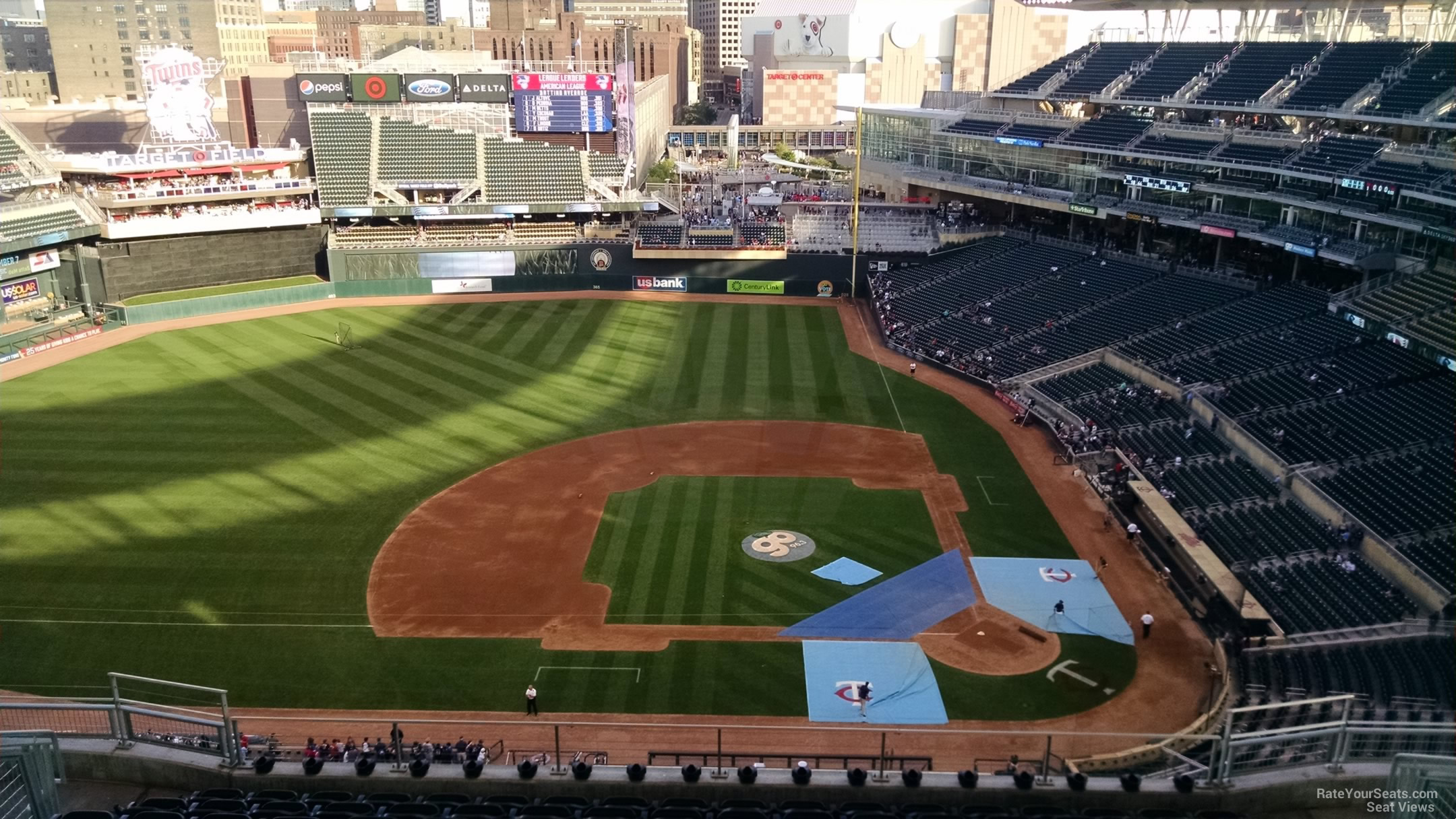 The view from the worst seat at Target Field – Twin Cities