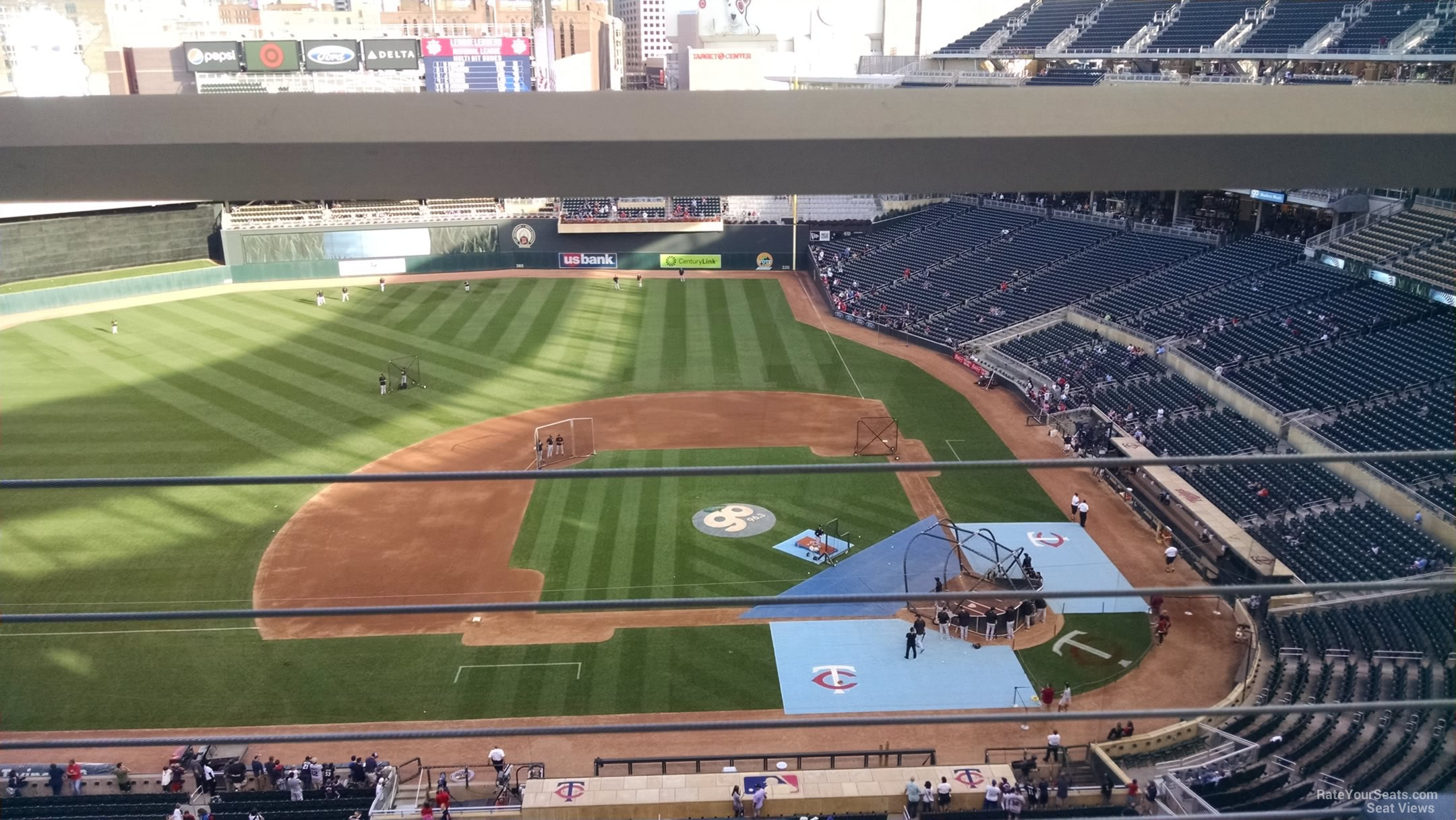 The view from the worst seat at Target Field – Twin Cities