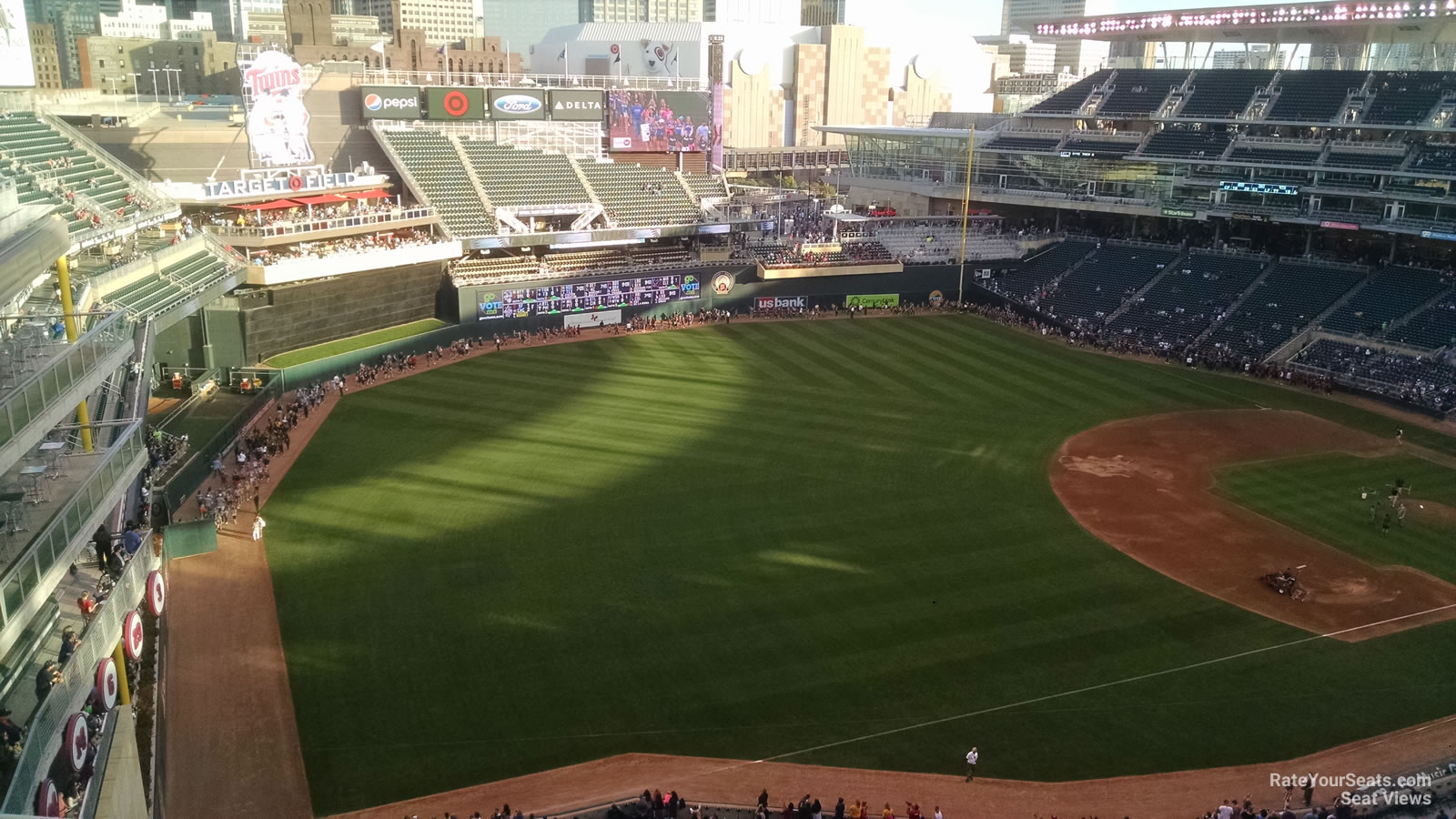 Section 327 at Target Field 