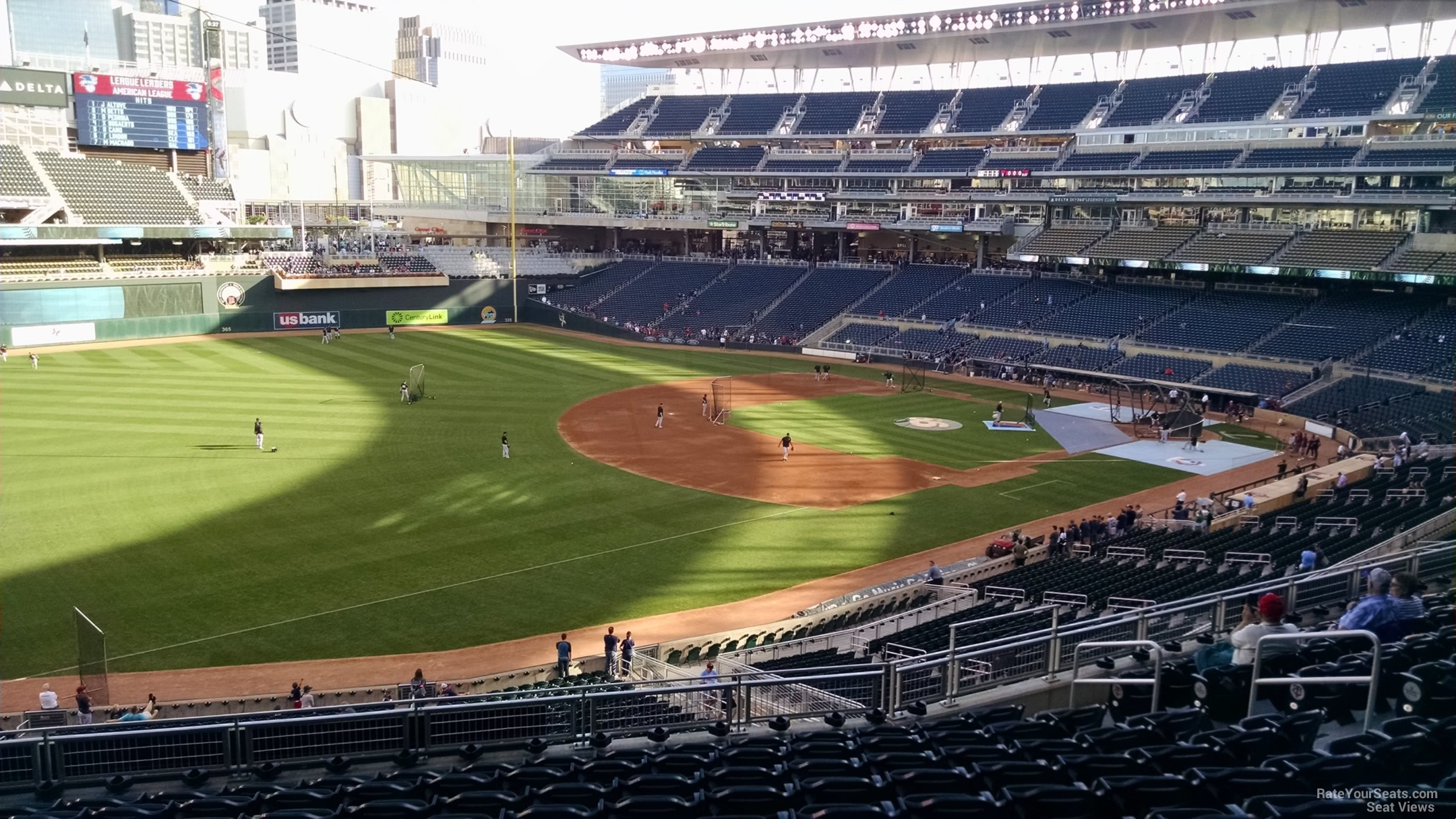 section t, row 11 seat view  - target field