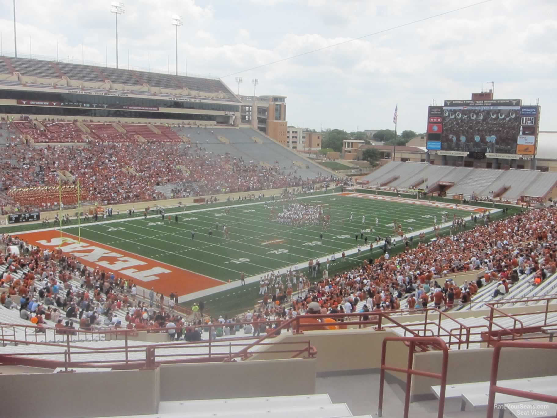 section 12, row 63 seat view  - dkr-texas memorial stadium