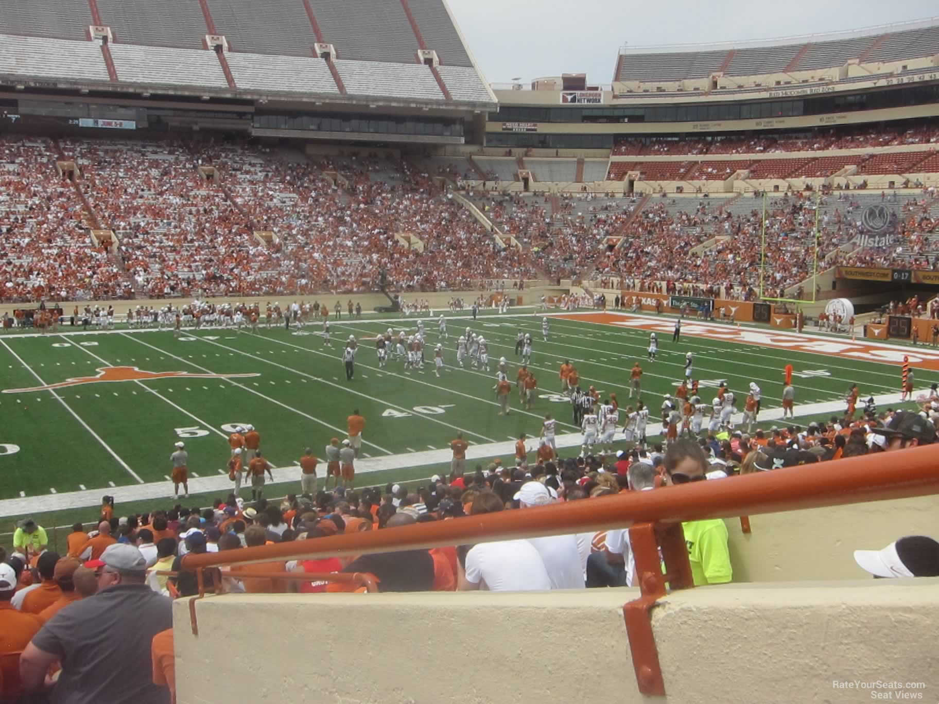 section 29, row 28 seat view  - dkr-texas memorial stadium