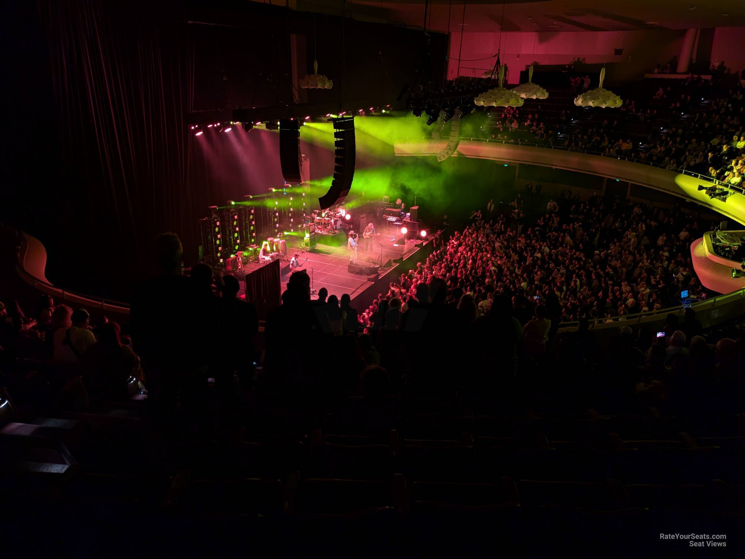 view from balcony 10 row 11 seat view - the masonic - san francisco