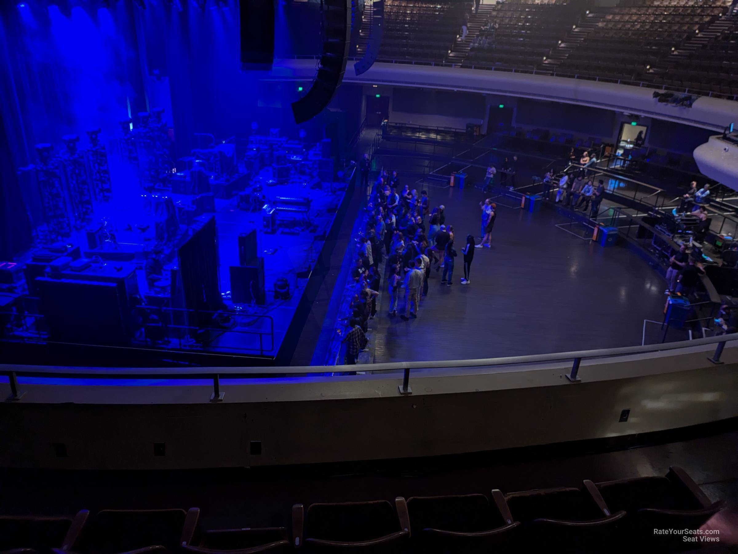 view from balcony 11 row 4 seat view - the masonic - san francisco