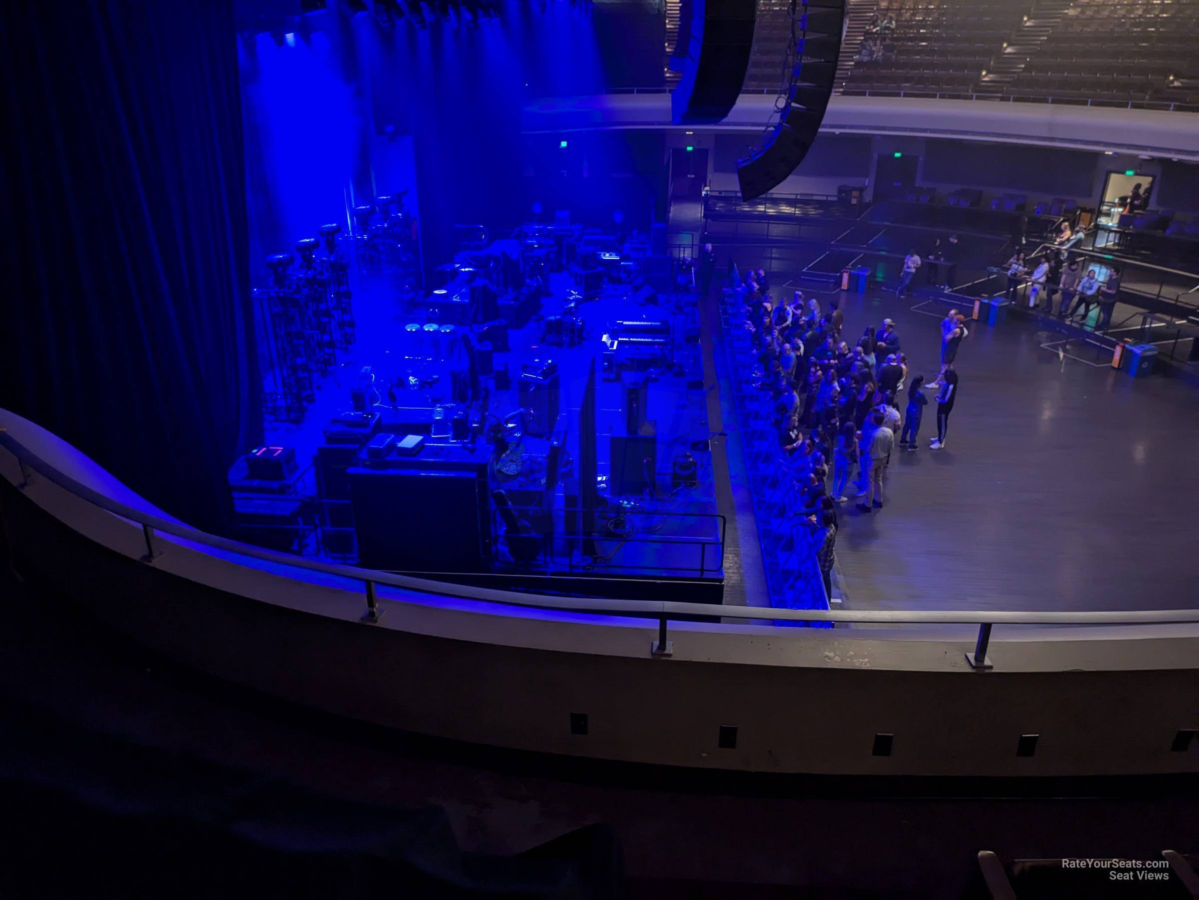 view from balcony 12 row 4 seat view - the masonic - san francisco