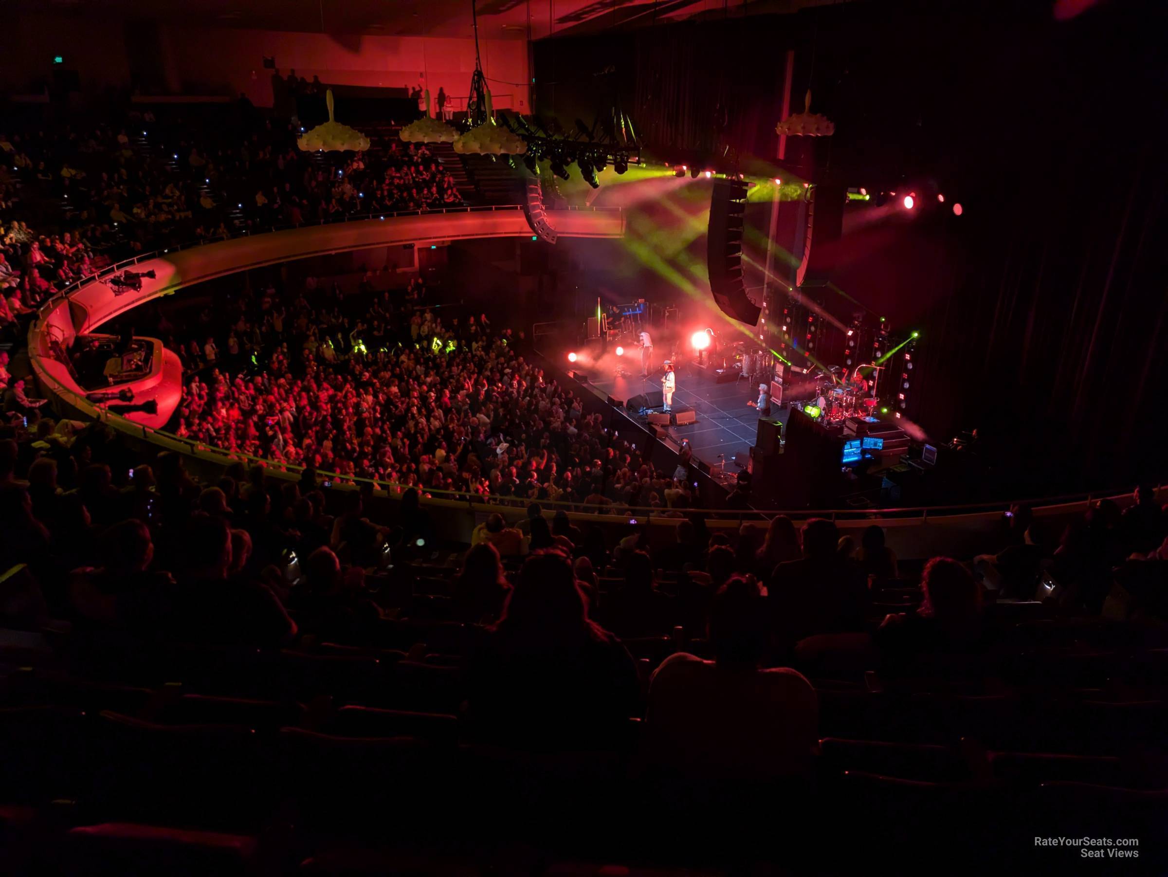 view from balcony 3 row 11 seat view - the masonic - san francisco