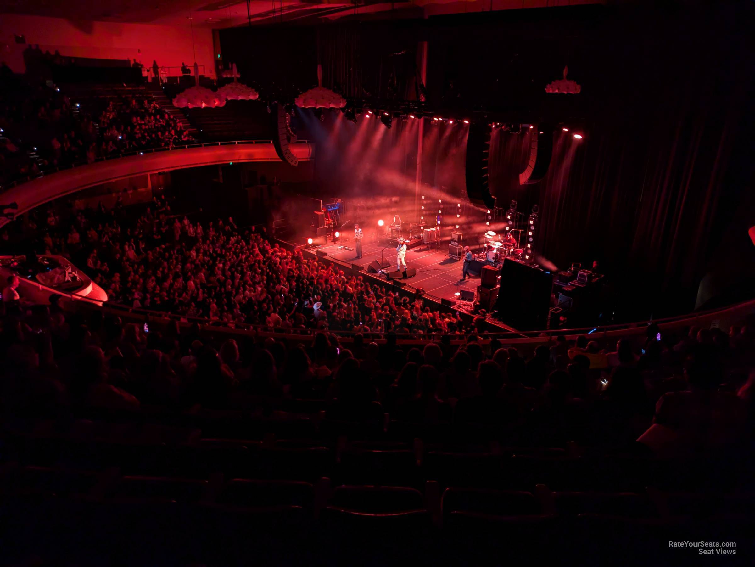 view from balcony 4 row 11 seat view - the masonic - san francisco