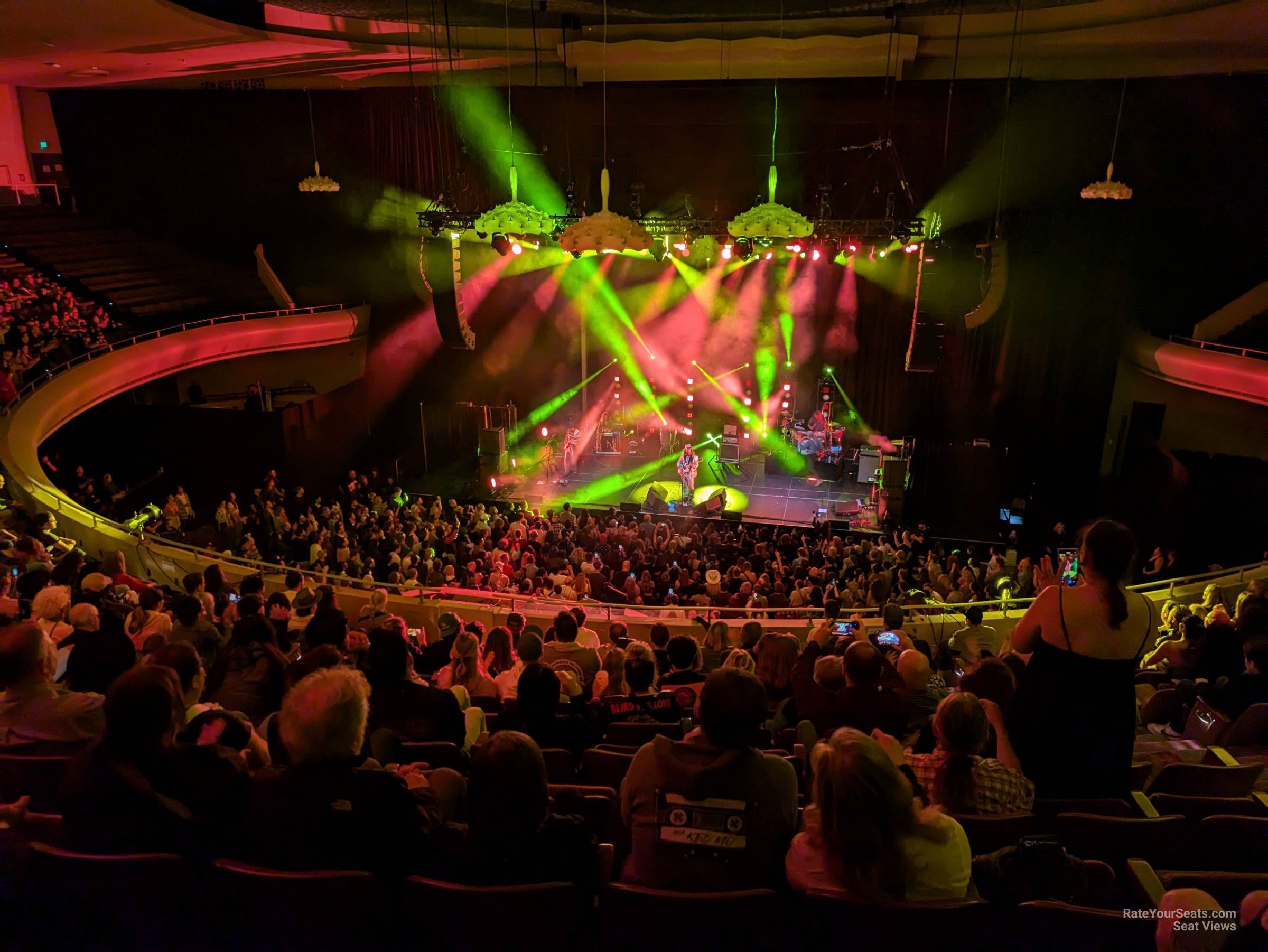 view from balcony 5 row 11 seat view - the masonic - san francisco